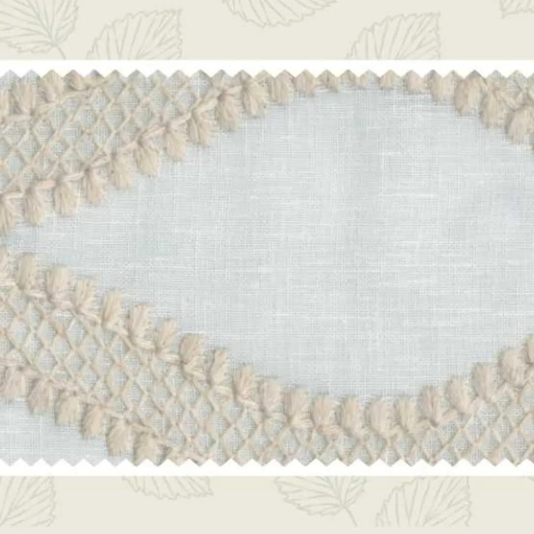 KALINA | NATUR41 Upholstery Fabric - Elegant Naturalia Embroidery