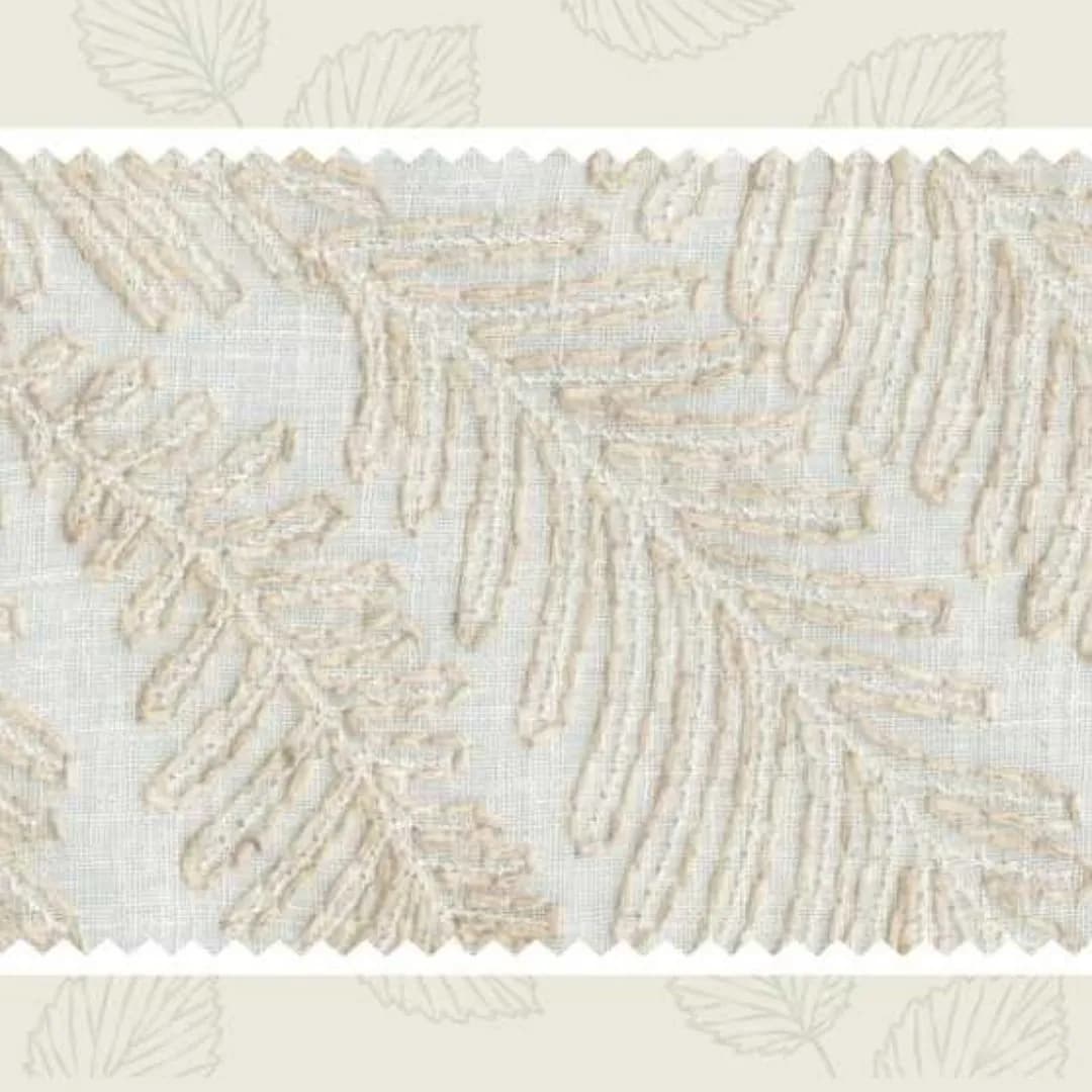 LATIL | NATUR51 Upholstery Fabric - Elegant Naturalia Embroidery