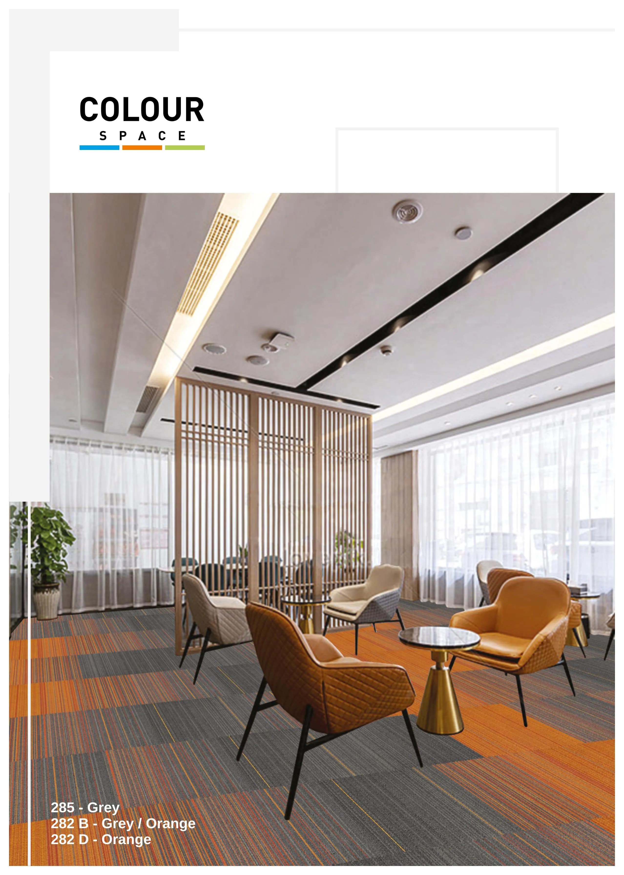 285-Grey Carpet Tiles - Durable Flooring Solution