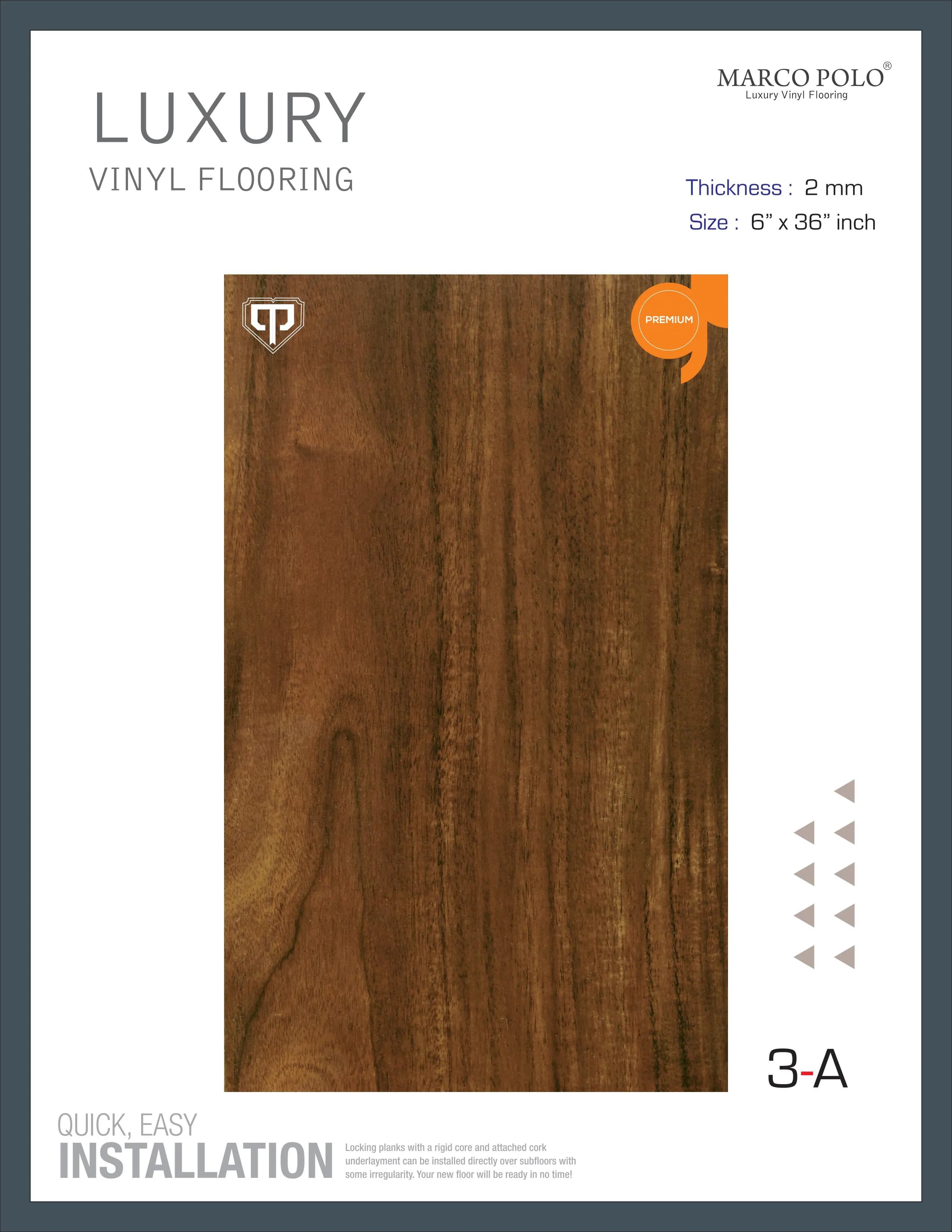 3-A Marcopolo PVC Plank Flooring - Durable and Stylish Flooring Solution