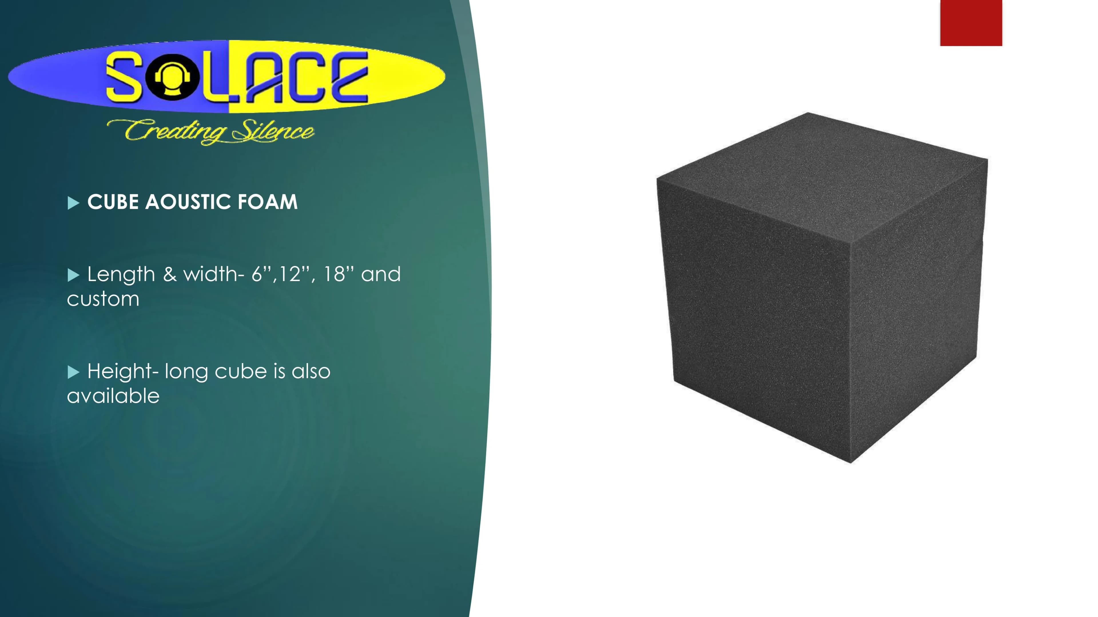 High-Quality Cube Acoustic Foam for Soundproofing
