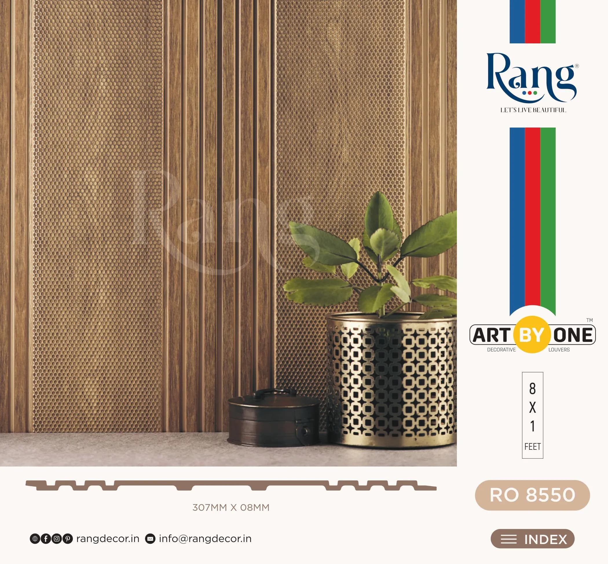 RO 8550 Charcoal Wall Panelling | Stylish and Durable Panels