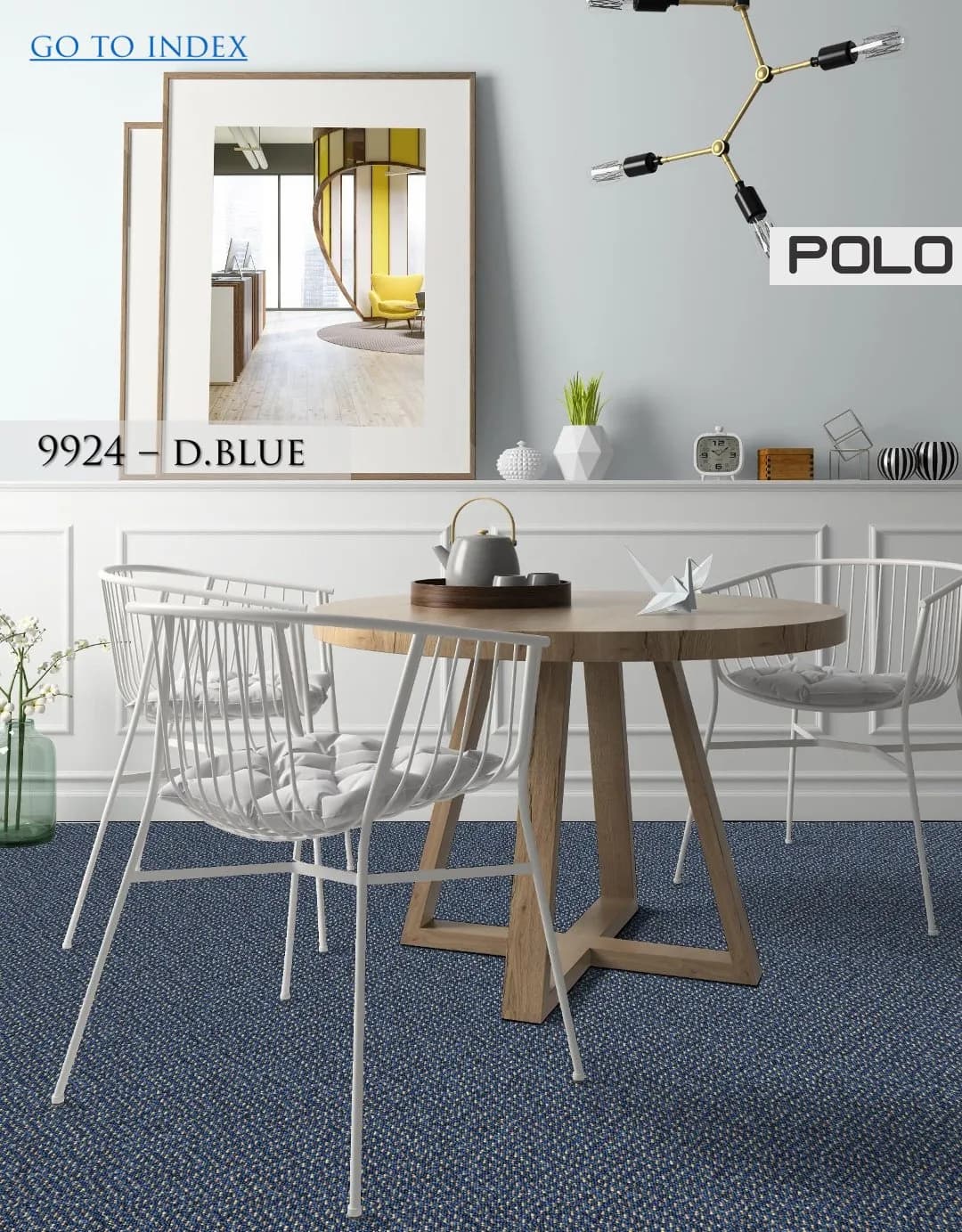 HEGO GRAPHIX Carpet Roll - 9924 D. Blue