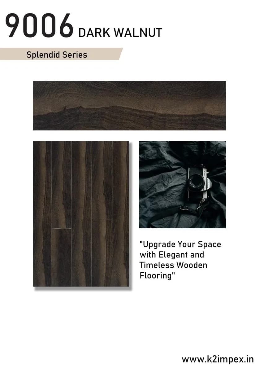 9006 DARK WALNUT 8mm Laminate Flooring – Galgoo