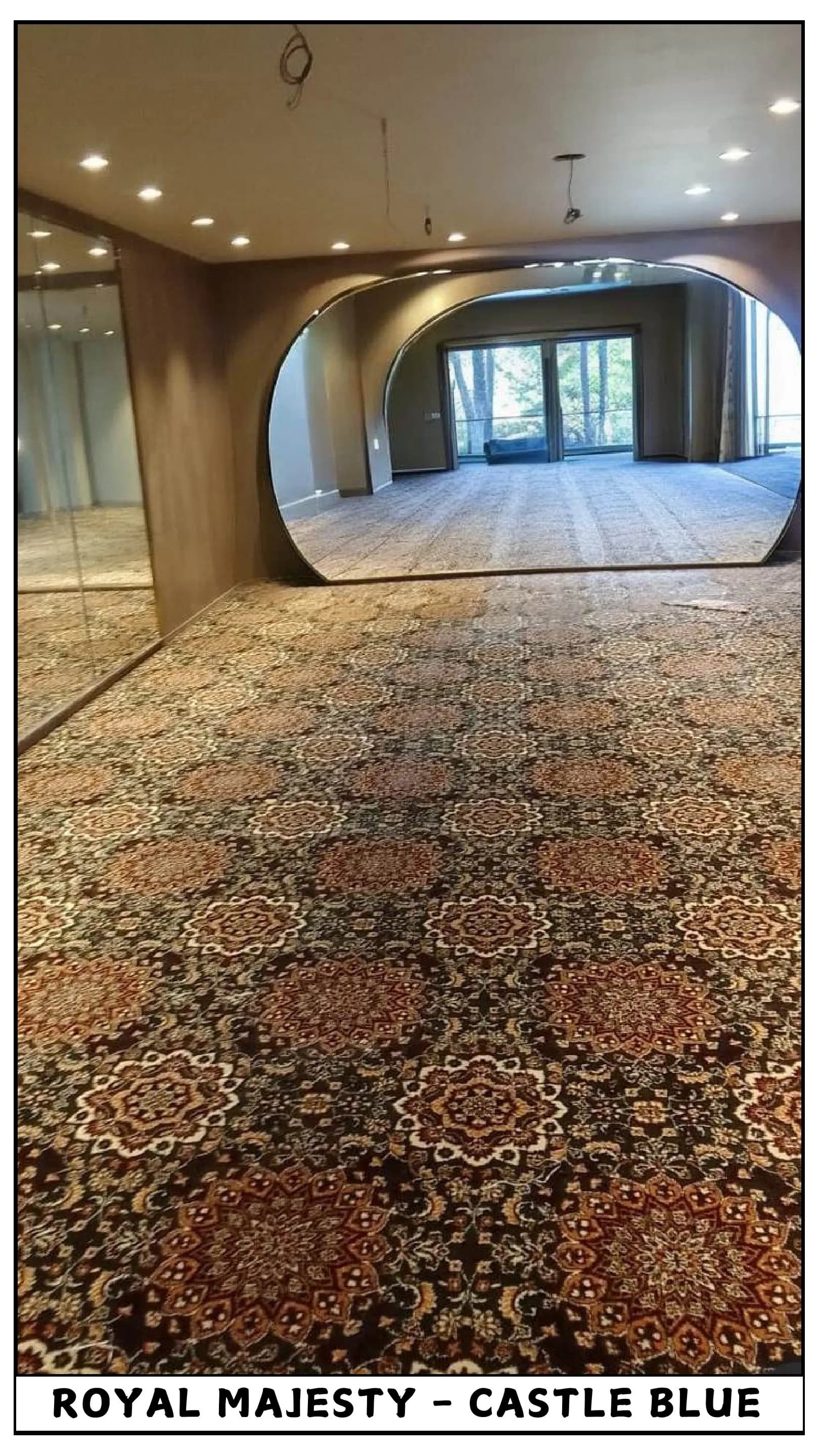 Royal Majesty Carpet Tile - Castle Blue
