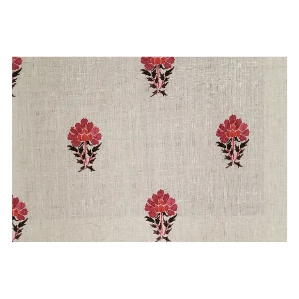 Panipat Linen Printed Curtain Fabric - Stylish & Durable