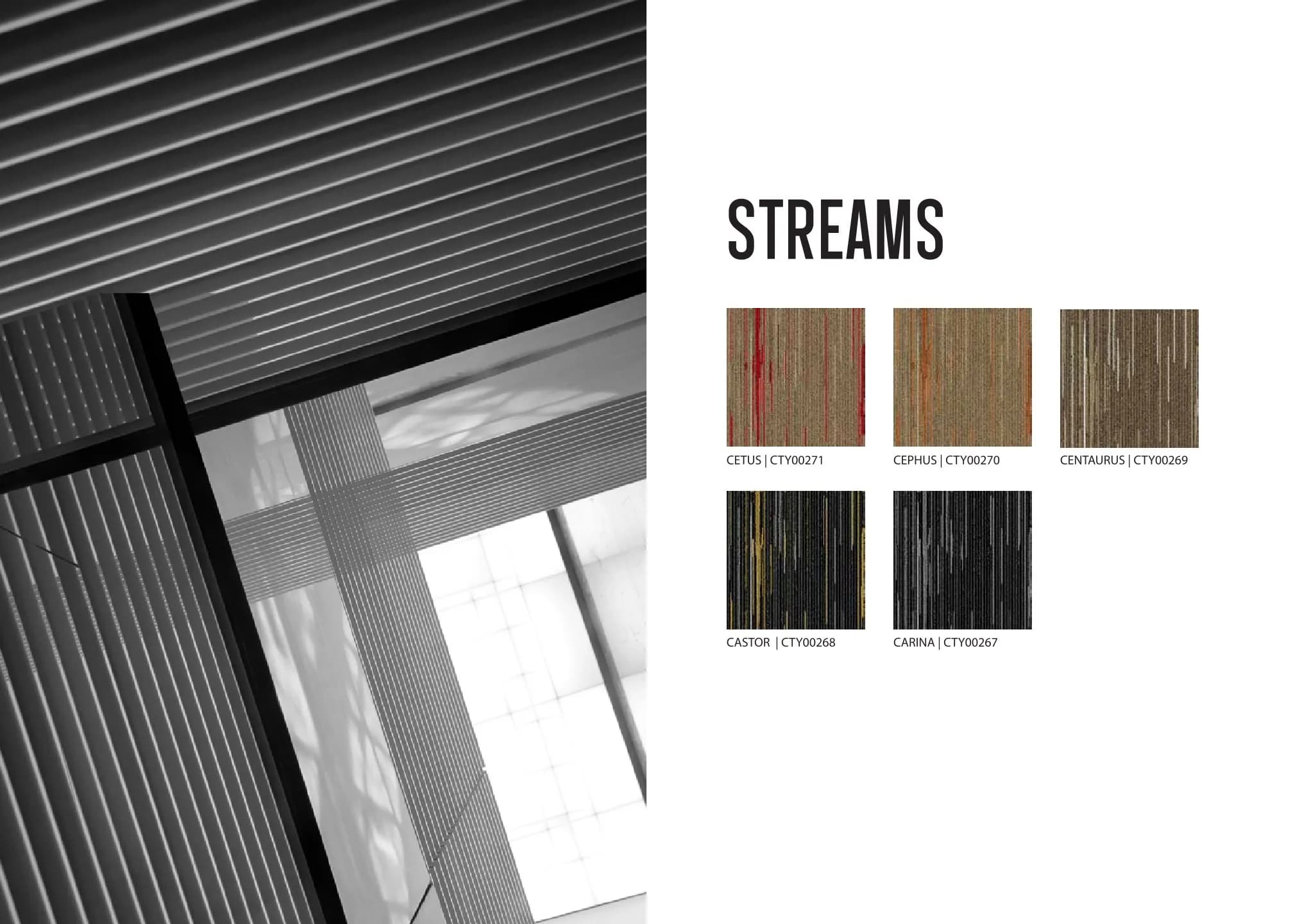 Urban Streaks Look Book Carpet Tile - CTY00271 CTY00270 CTY00269 CTY00268 CTY00267
