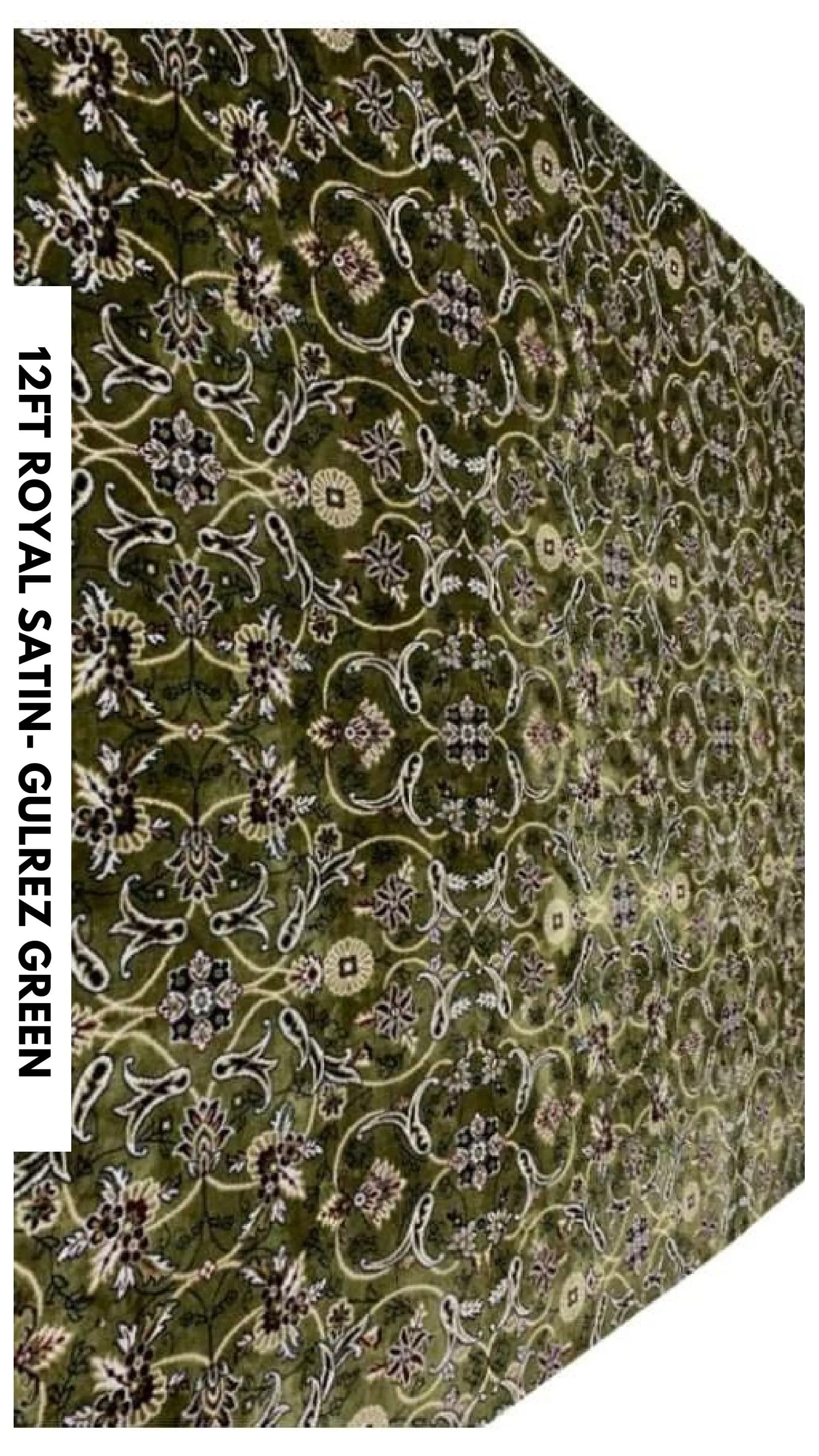 Satin Carpet Tile Gulrez Green – Premium Quality Flooring