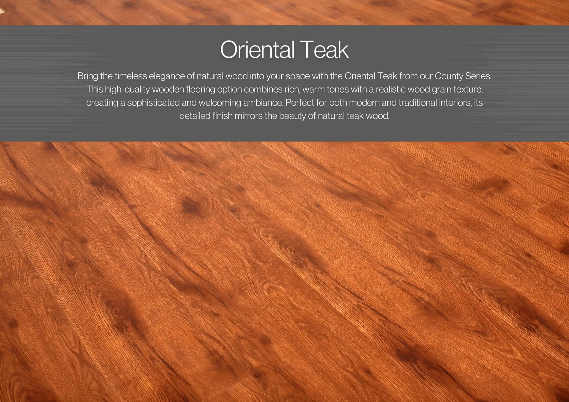 Oriental Teak - Krraft County Laminate Flooring