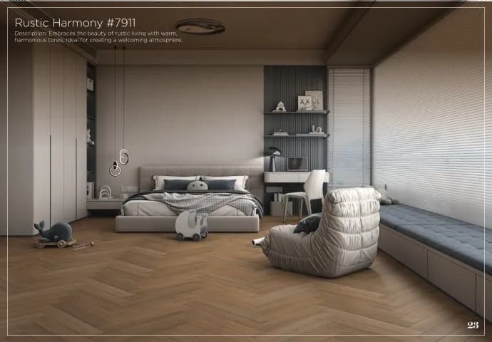 Rustic Harmony #7911 Lamiwood Laminate Flooring 8mm