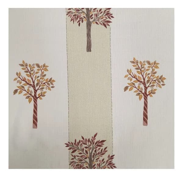 Quality Polo 100% Polyester Mustard Printed Linen Curtain SON-45