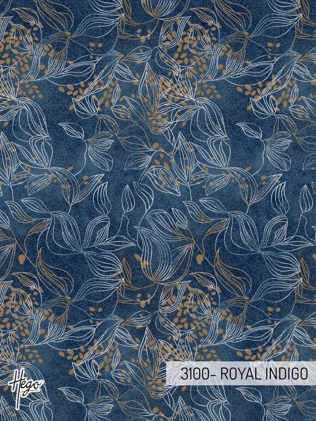 Hego Fresco Carpet Roll - Indigo 3100 Royal - Durable Elegance