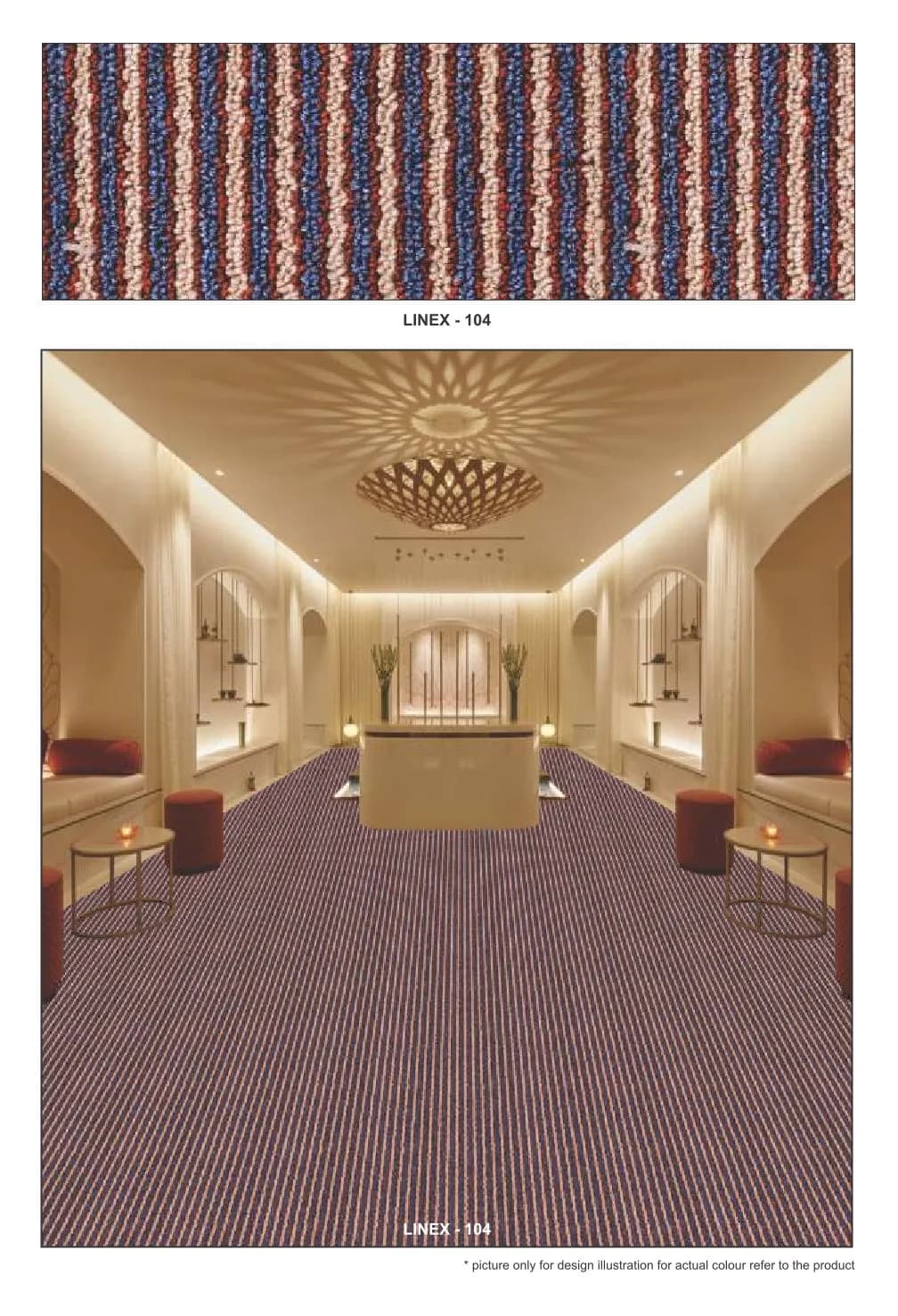 Linex Carpet Tile 104 - Durable & Stylish Flooring Solution