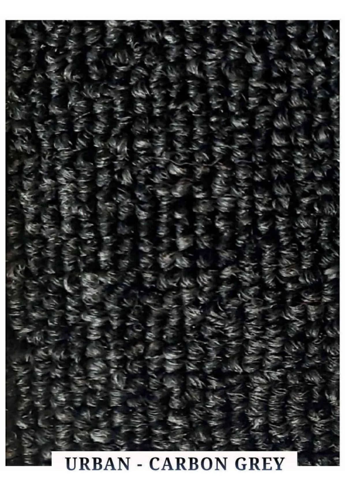 Urban Checkmate Loop Carpet Tile - Carbon Grey