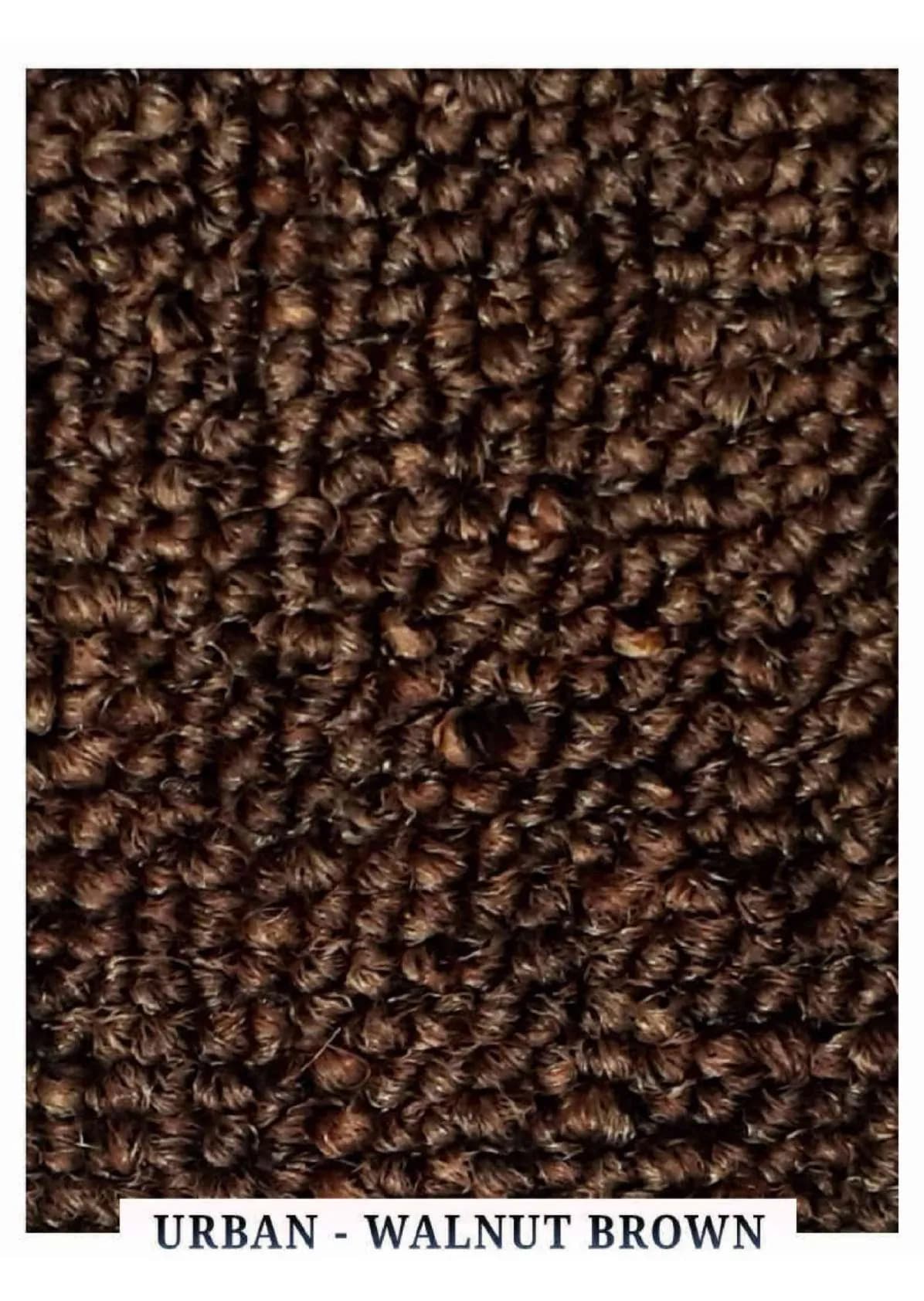 Urban Checkmate Loop Carpet Tile Walnut Brown