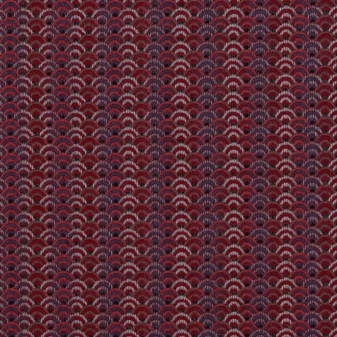 Vaya Meraki Santorini Chili Curtain Fabric - Elegant & Bold