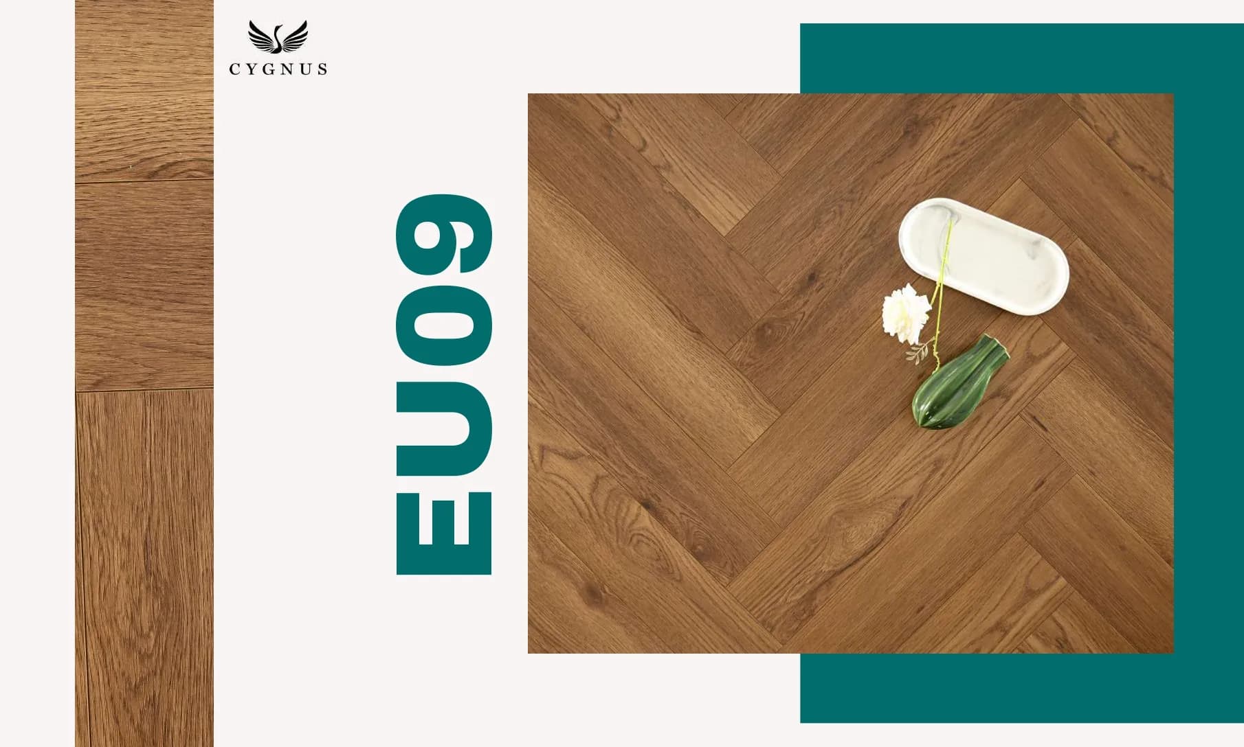 EU09 WS Euphoria Herringbone Laminate Flooring - Durable & Stylish