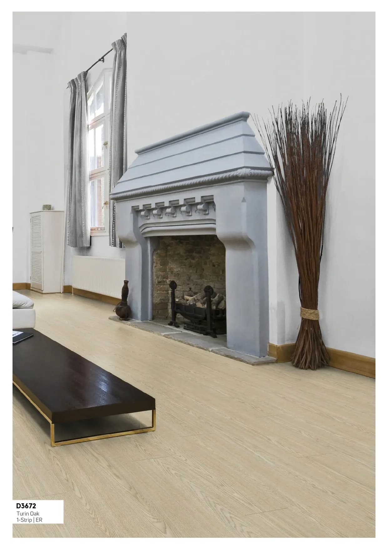 D3672 Turin Oak Exquisit Kronotex Laminate Wooden Flooring