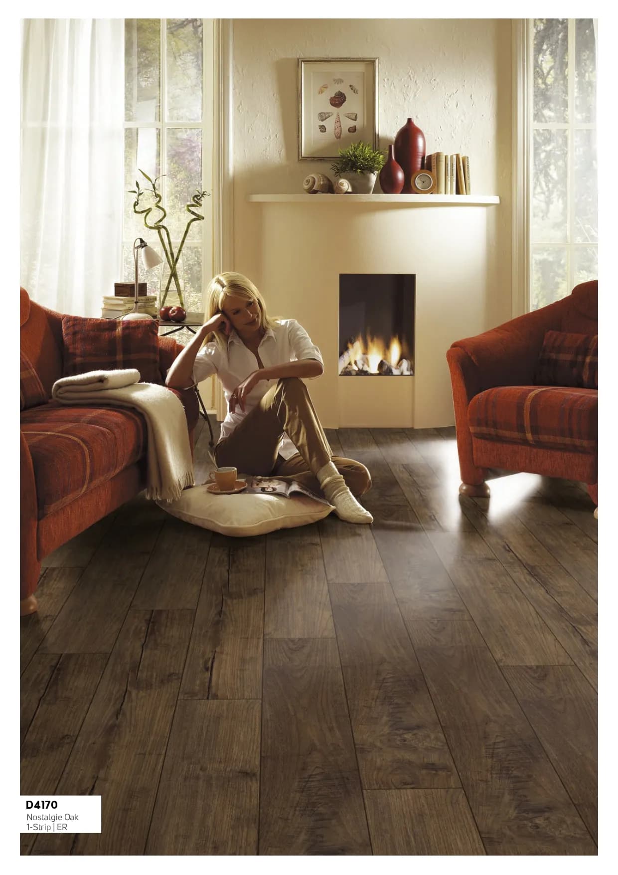 D4170 Nostalgie Oak Exquisit Kronotex Laminate Wooden Flooring