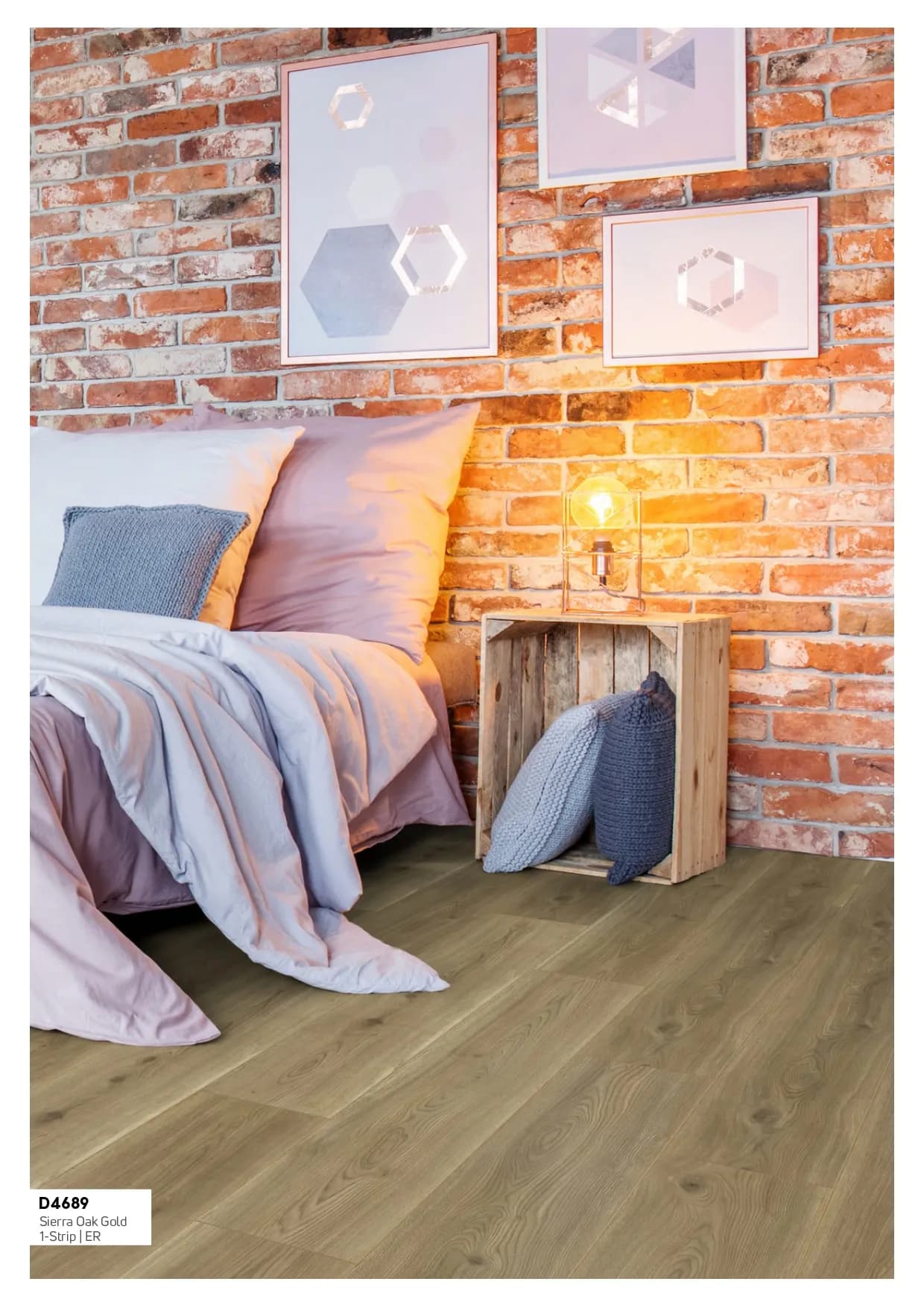 D4689 Sierra Oak Gold Exquisit Kronotex Laminate Wooden Flooring