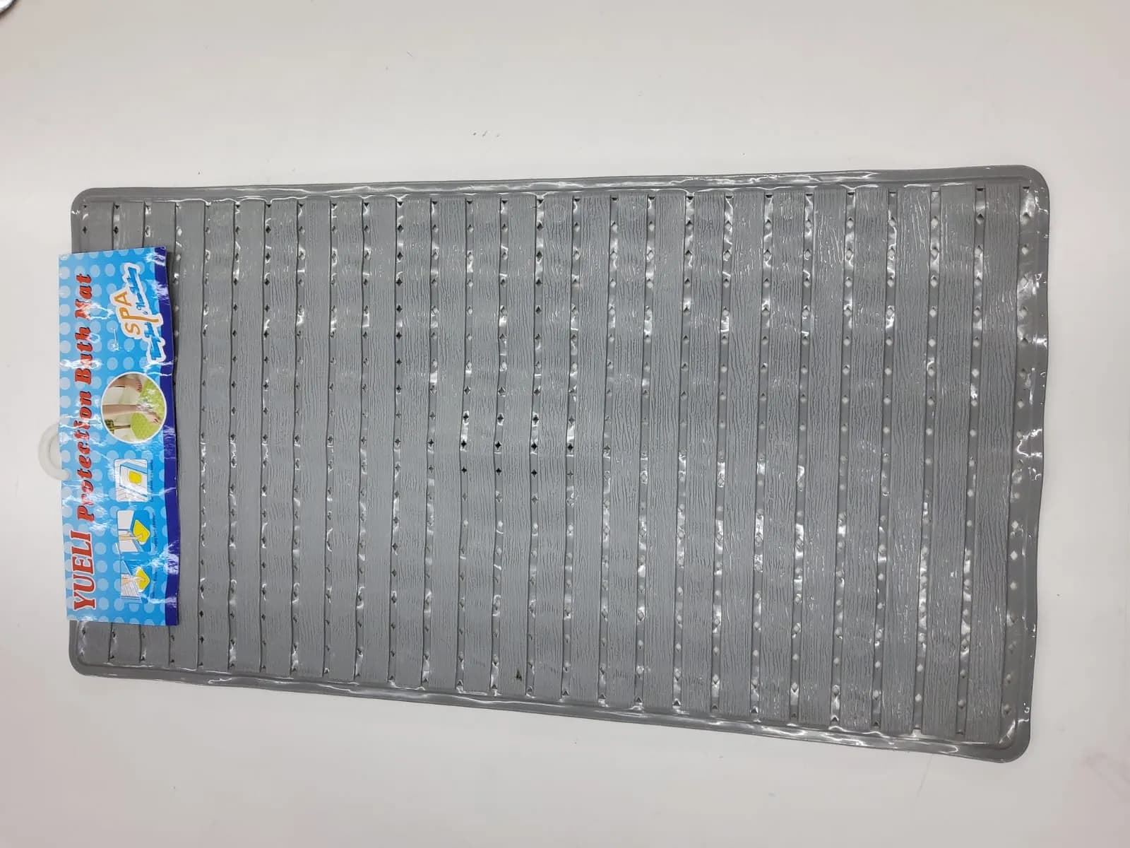 Non-Slip Bamboo Shower Mat - Elegant and Durable Bath Floor Mat