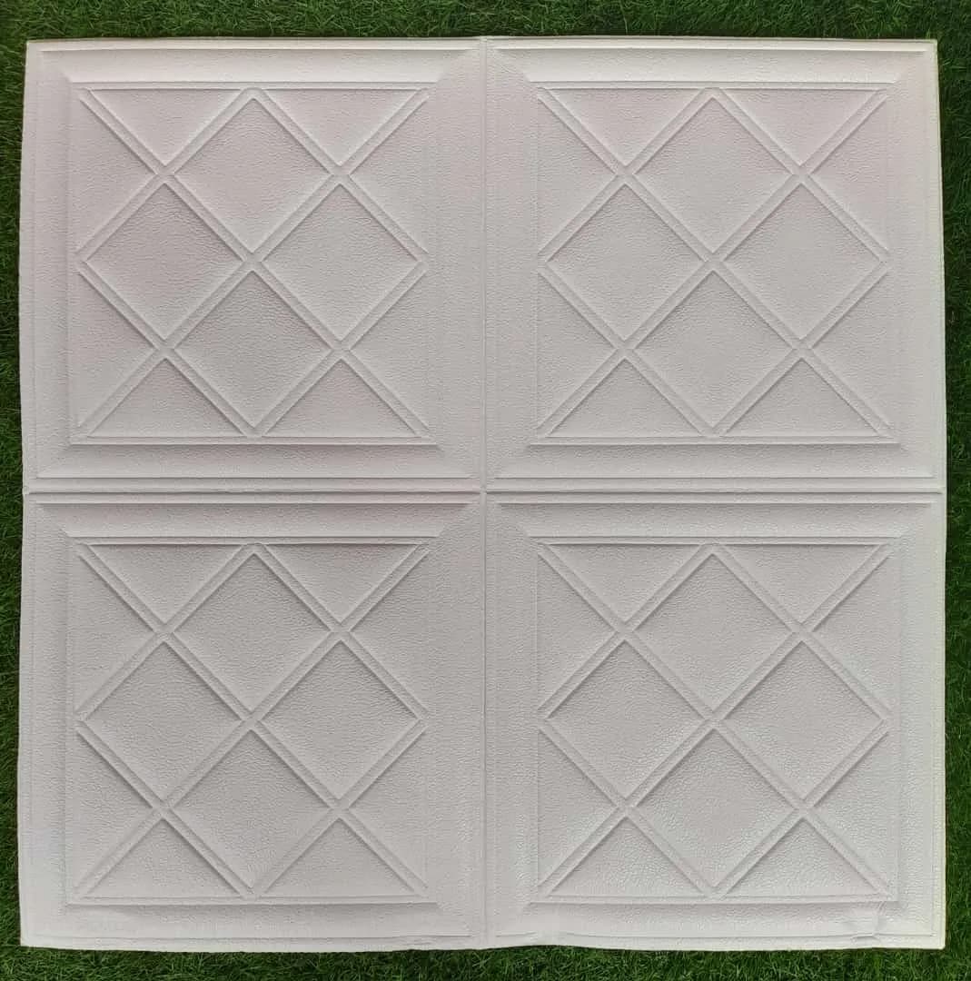 3D Foam Tile 25 Wall Decor | Premium Quality Peel-and-Stick Tiles