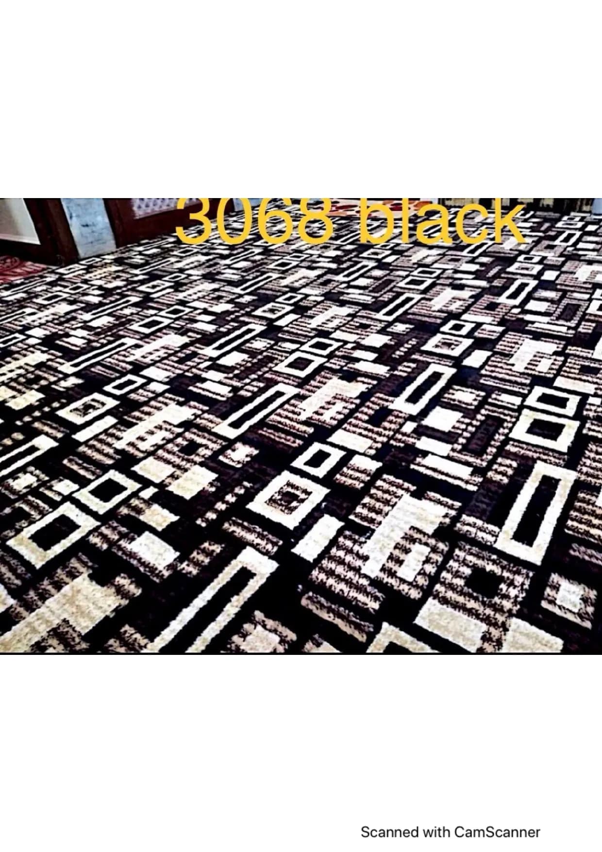 3068 Black Kohinoor Carpets – Premium Handcrafted Elegance