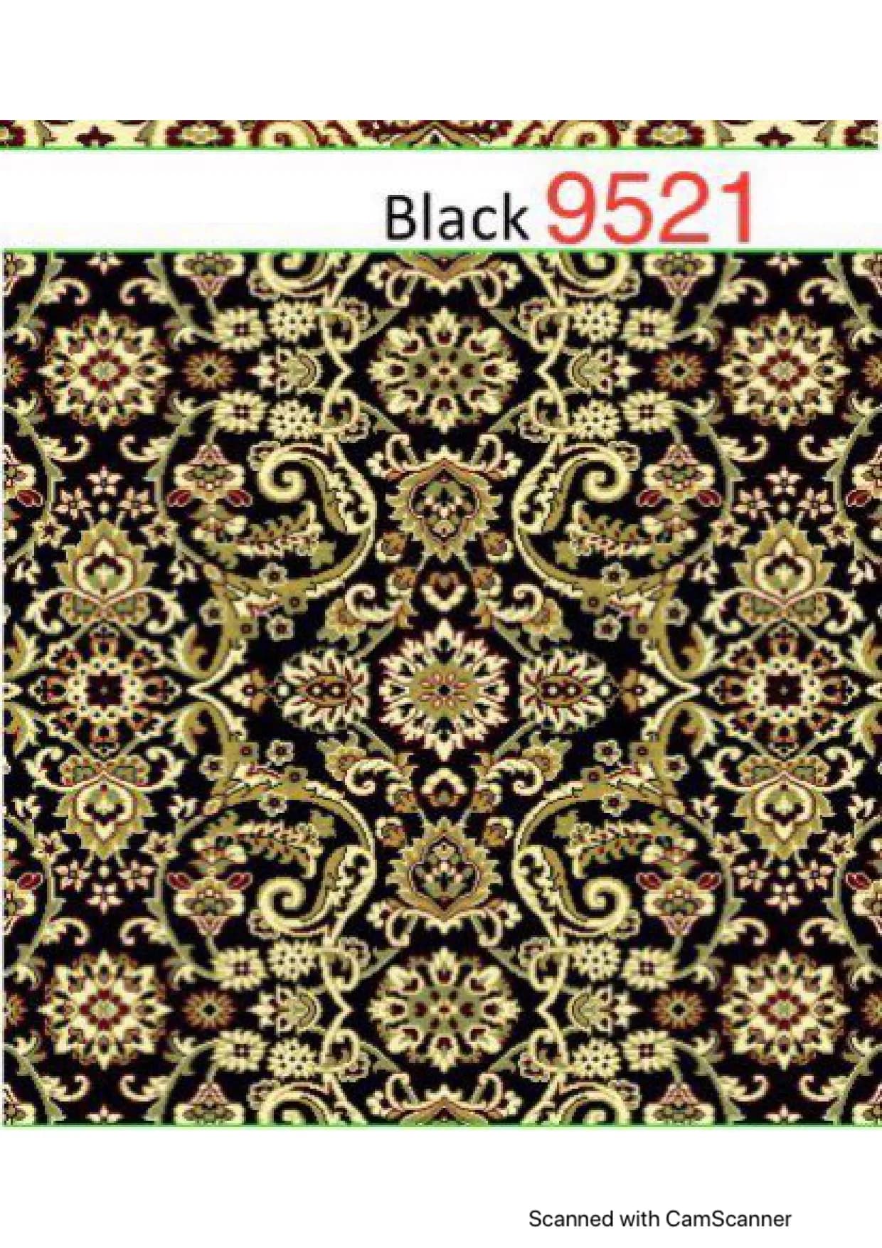 3068 Black Kohinoor Carpets – Premium Handcrafted Elegance