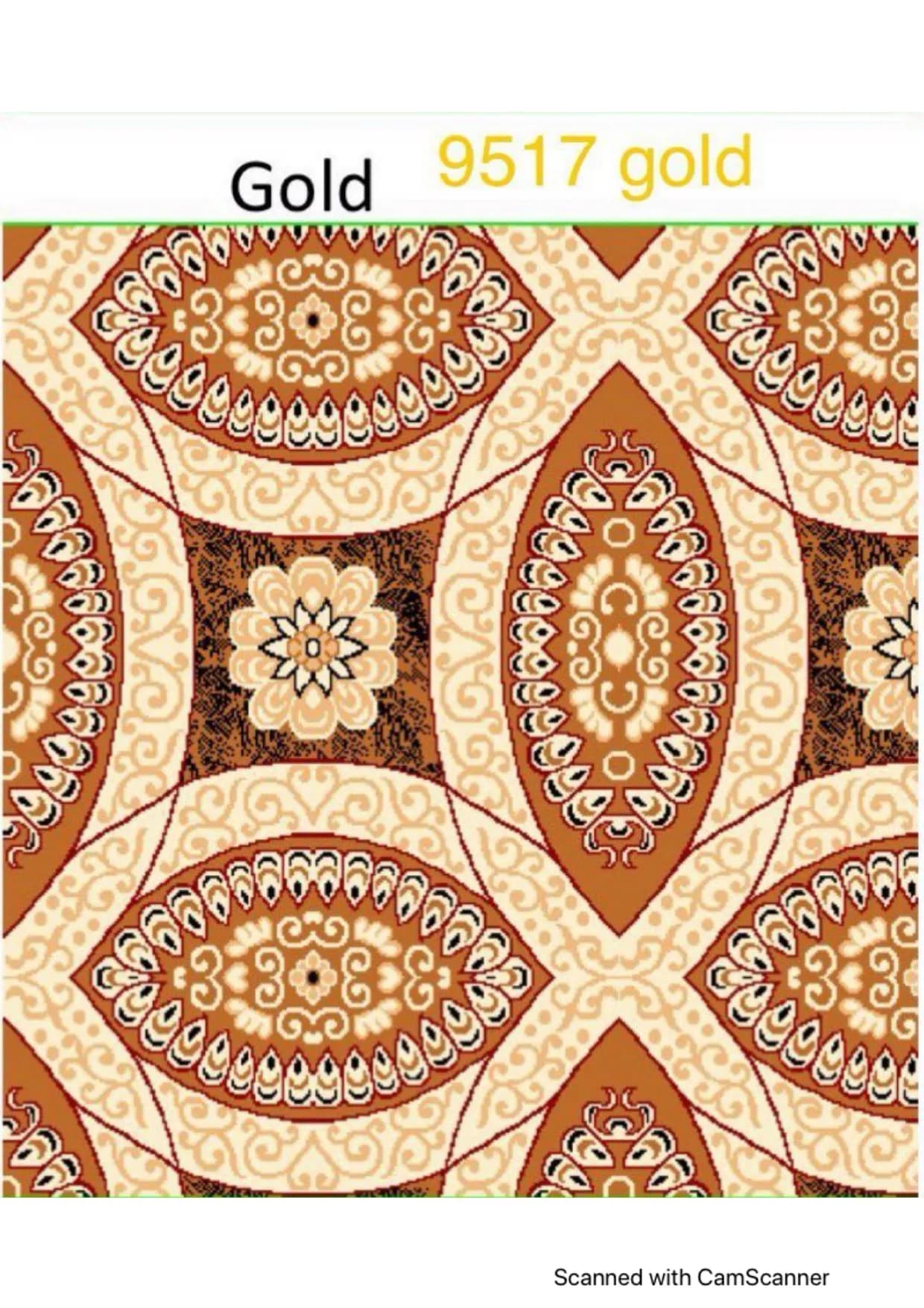 9517 Gold Kohinoor Carpets – Premium Handcrafted Elegance