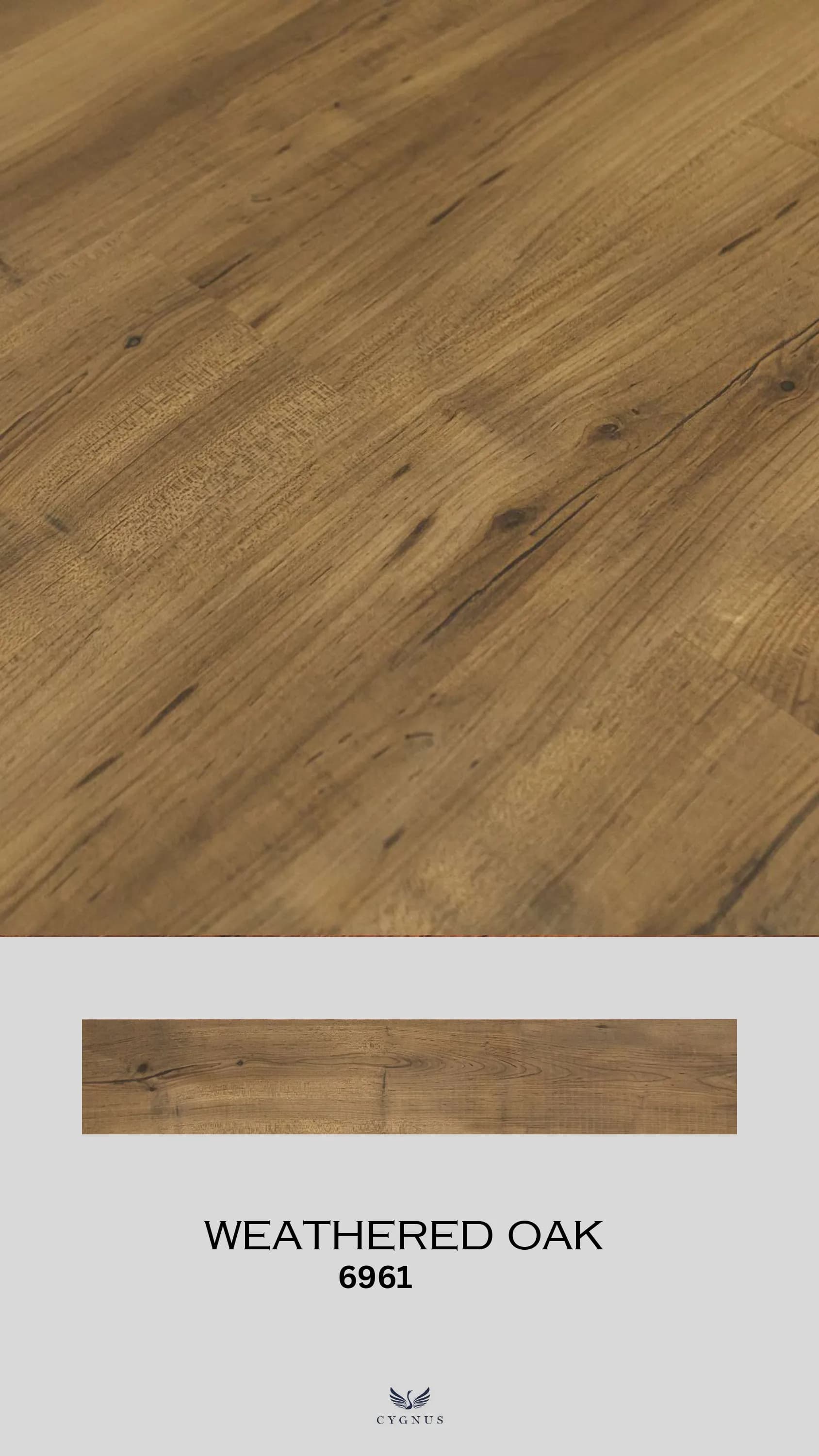 WEATHERED OAK 6961 WS Folium Laminate Flooring - Durable & Stylish