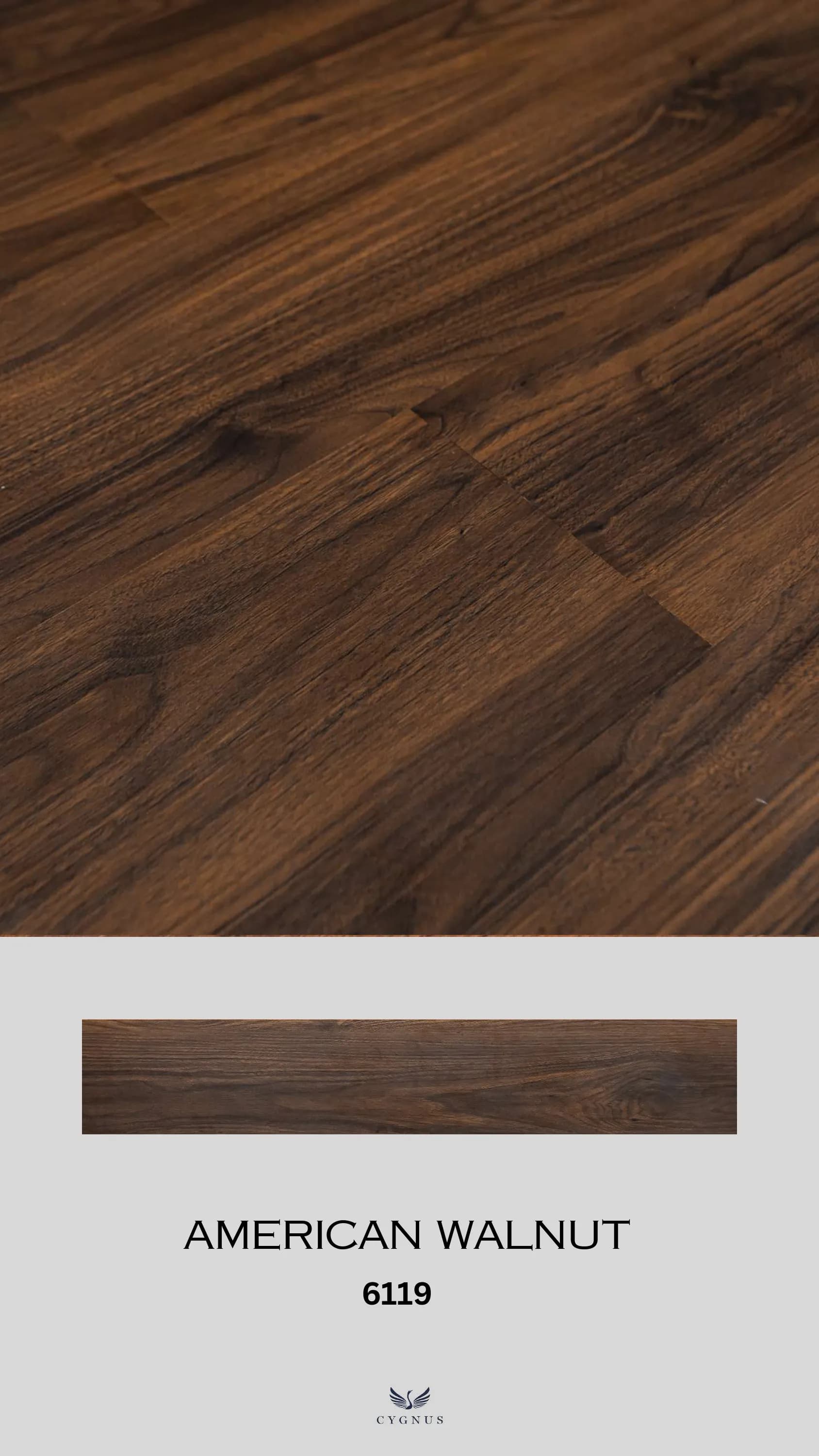 AMERICAN WALNUT 6119 WS Folium Laminate Flooring - Durable & Stylish