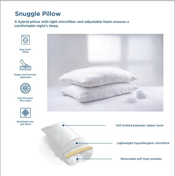 Nilkamal Dr Dreams-Nilkamal-Snuggle Pillow