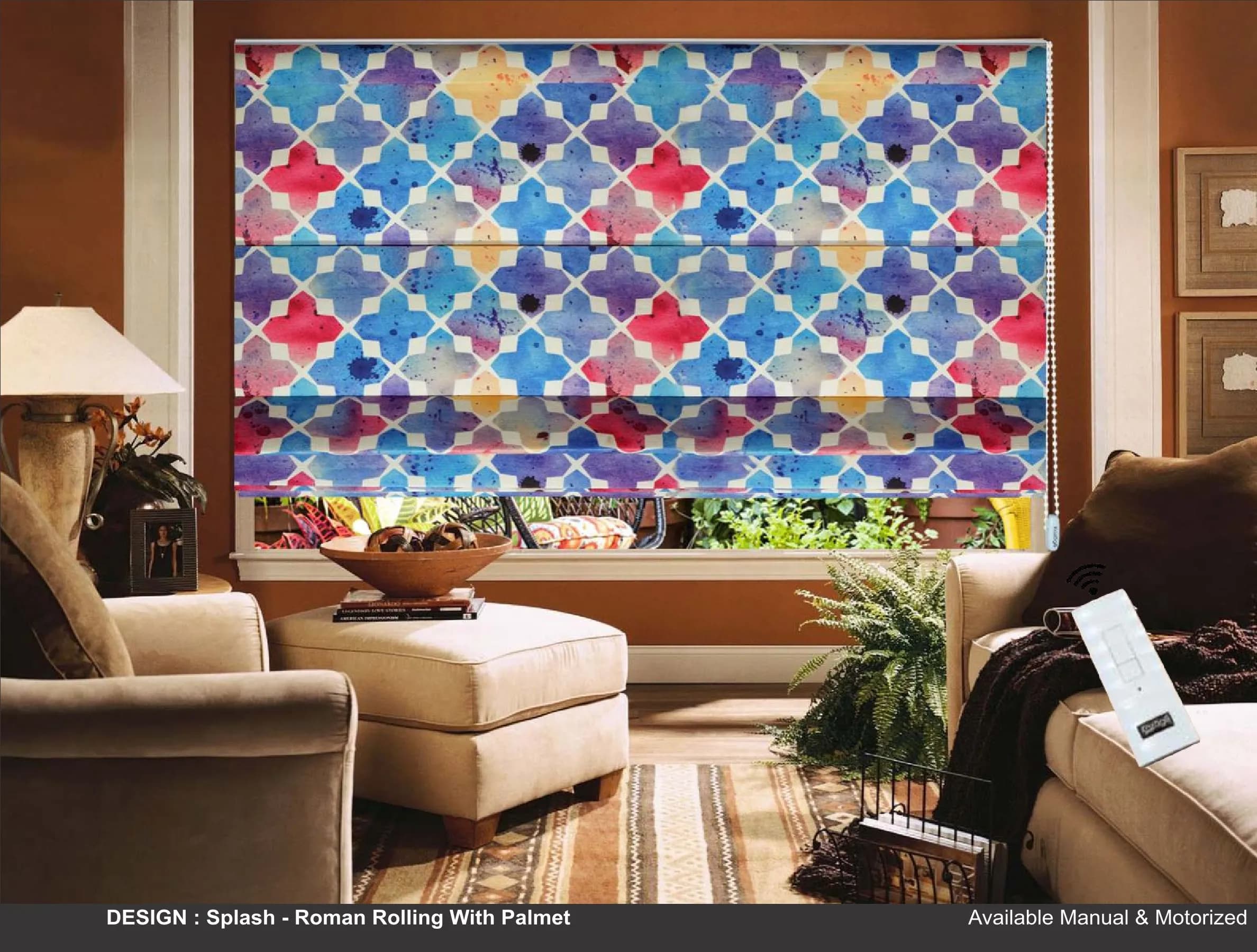 Kazage Splash Printed Blinds & Wallpapers Design