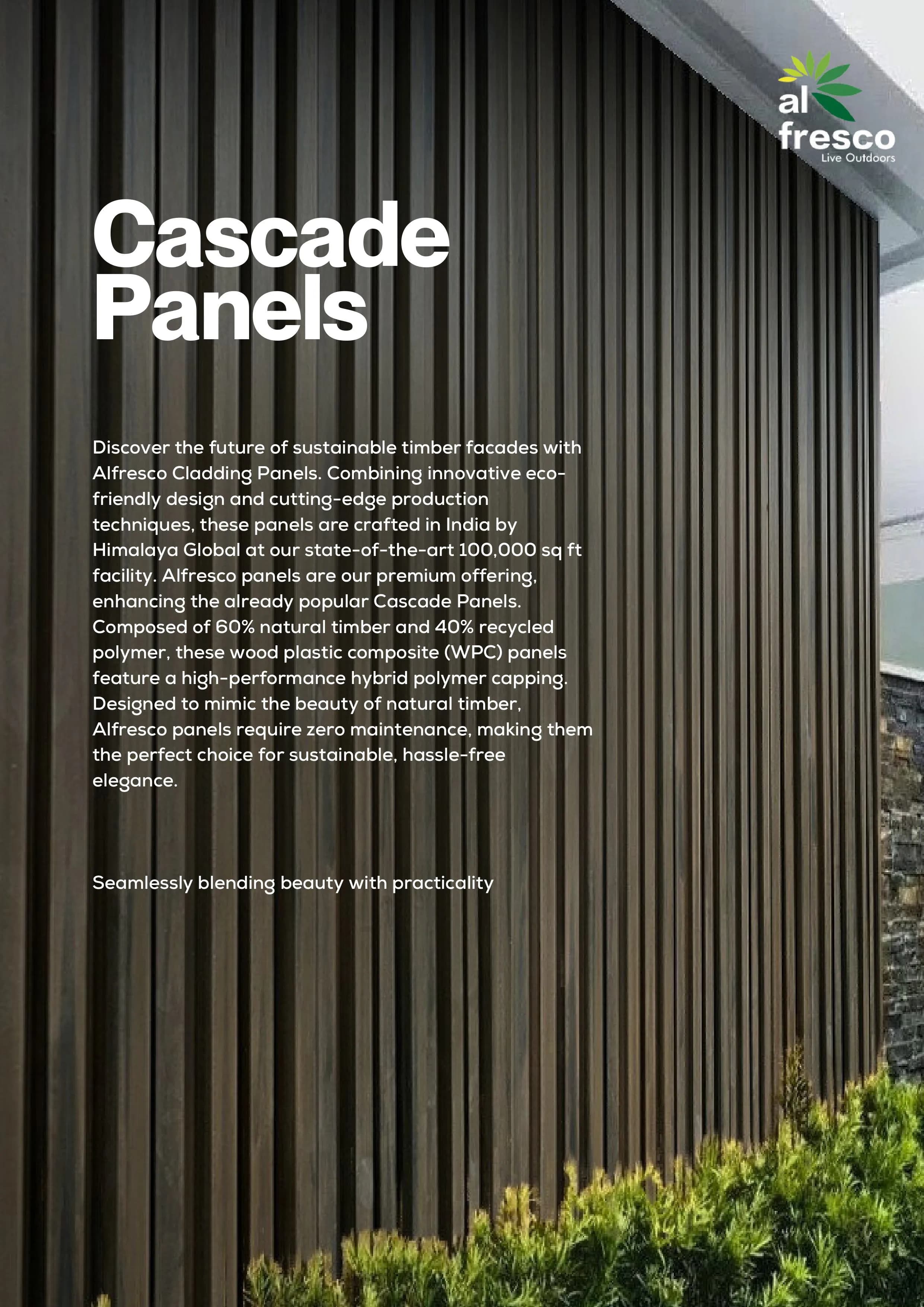 Cascade Wood Composite  Cladding Panels
