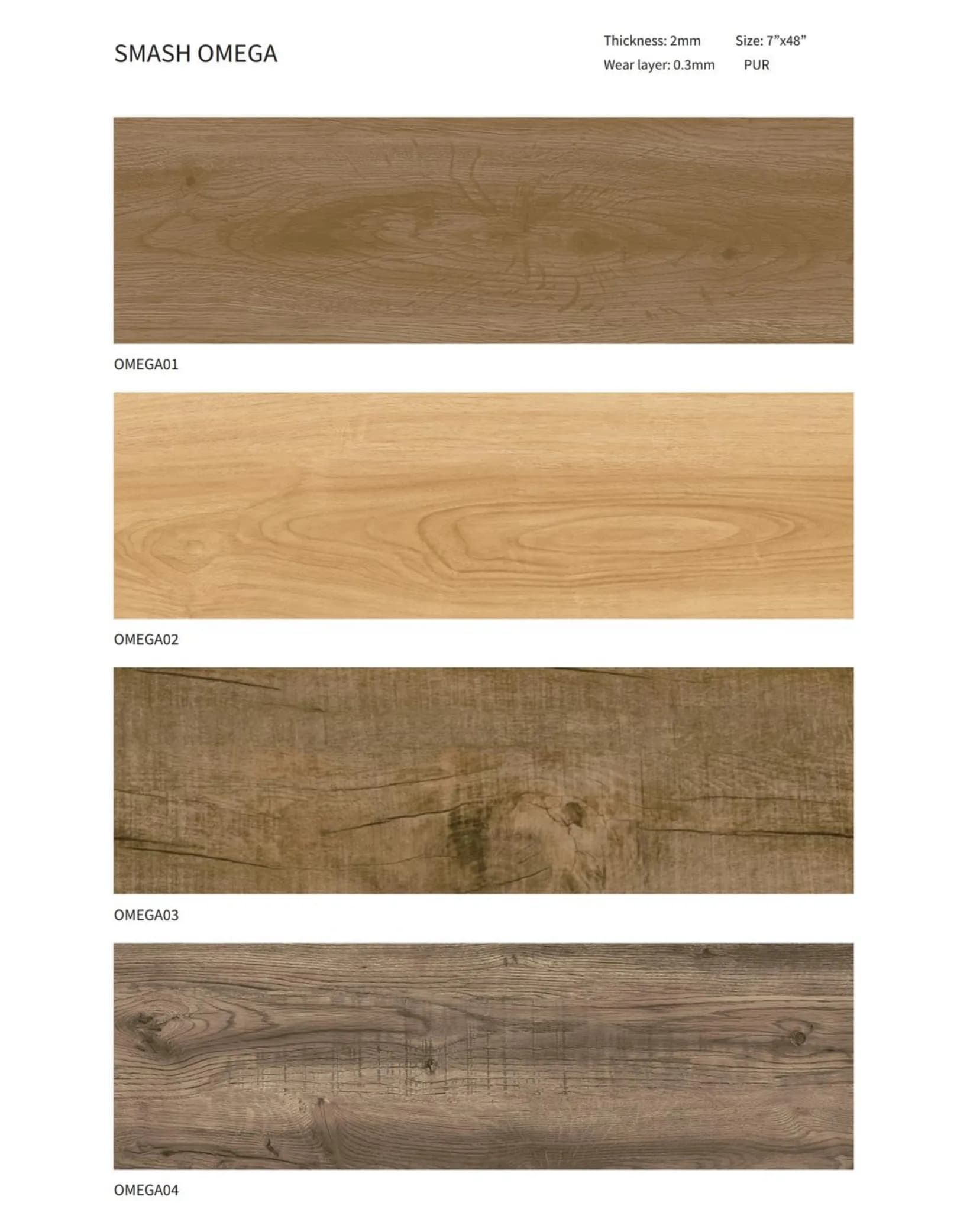 Marvel Smash Omega Vinyl Planks - Durable & Stylish