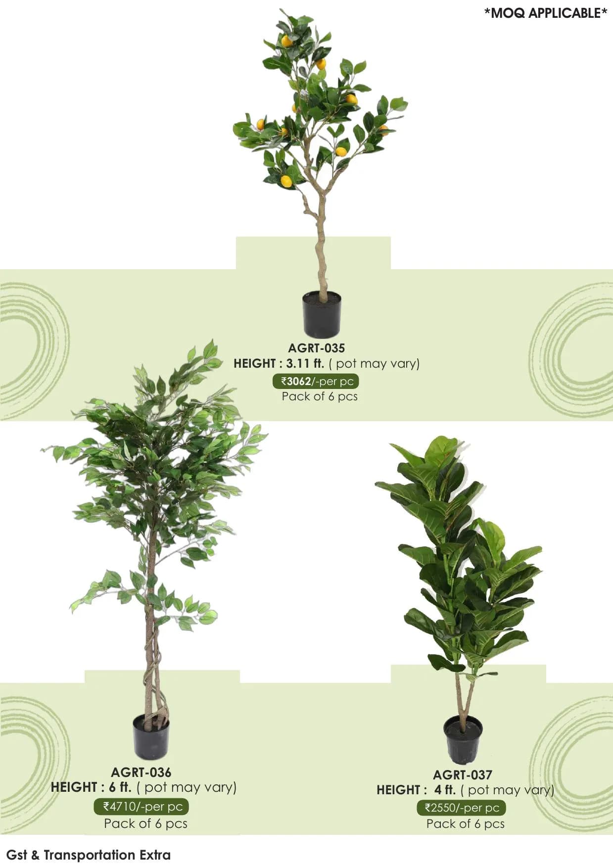 Green Revolution Artificial Plants - AGRT-035