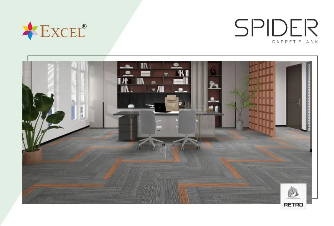 Spider Excel Import Carpet Tile – Durable & Stylish Flooring