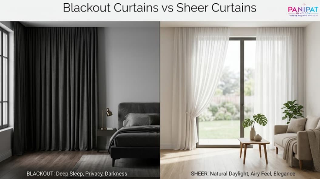 Blackout Curtains vs Sheer Curtains: Which Should You Choose