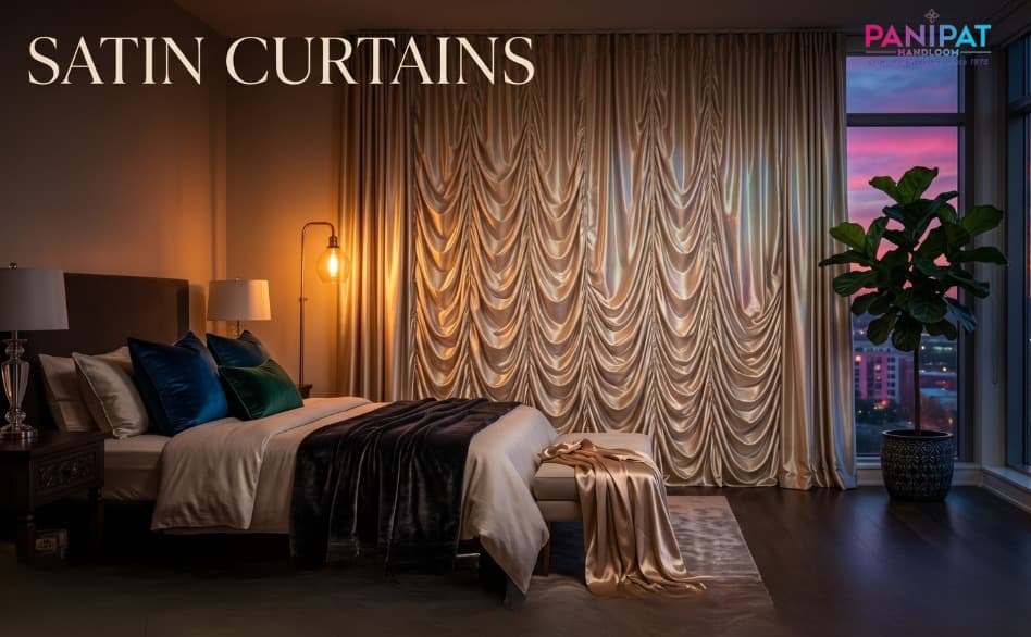 Satin Curtains: Add a Touch of Royalty to Your Bedroom