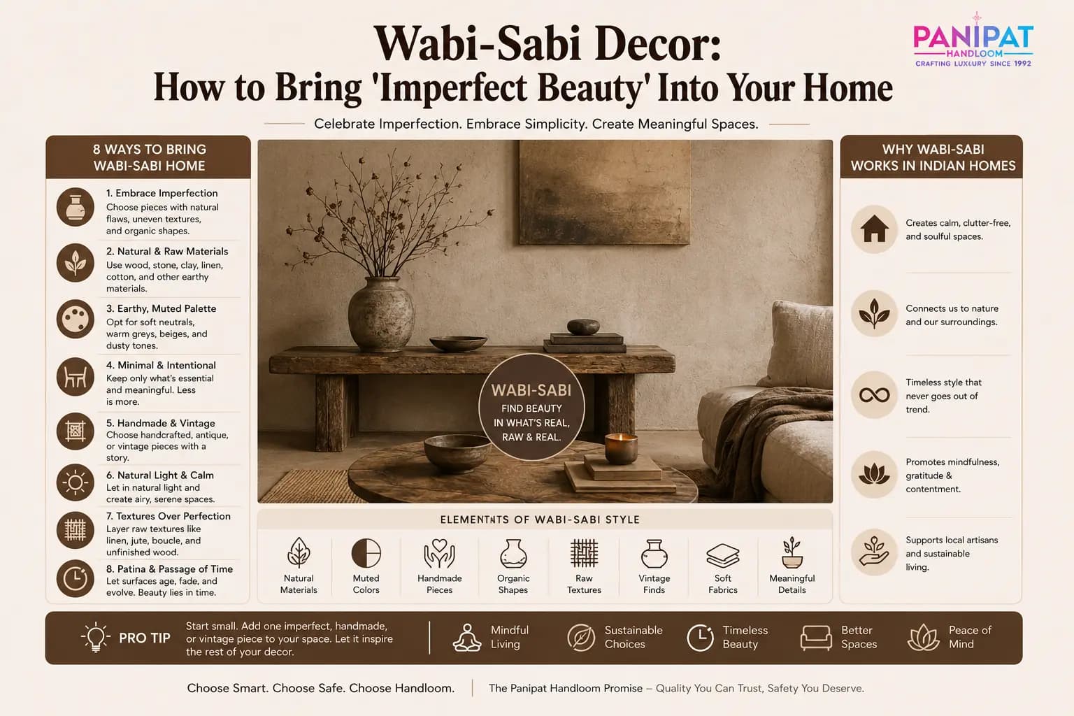 Wabi-Sabi Decor: How to Bring 'Imperfect Beauty' Into Your Home