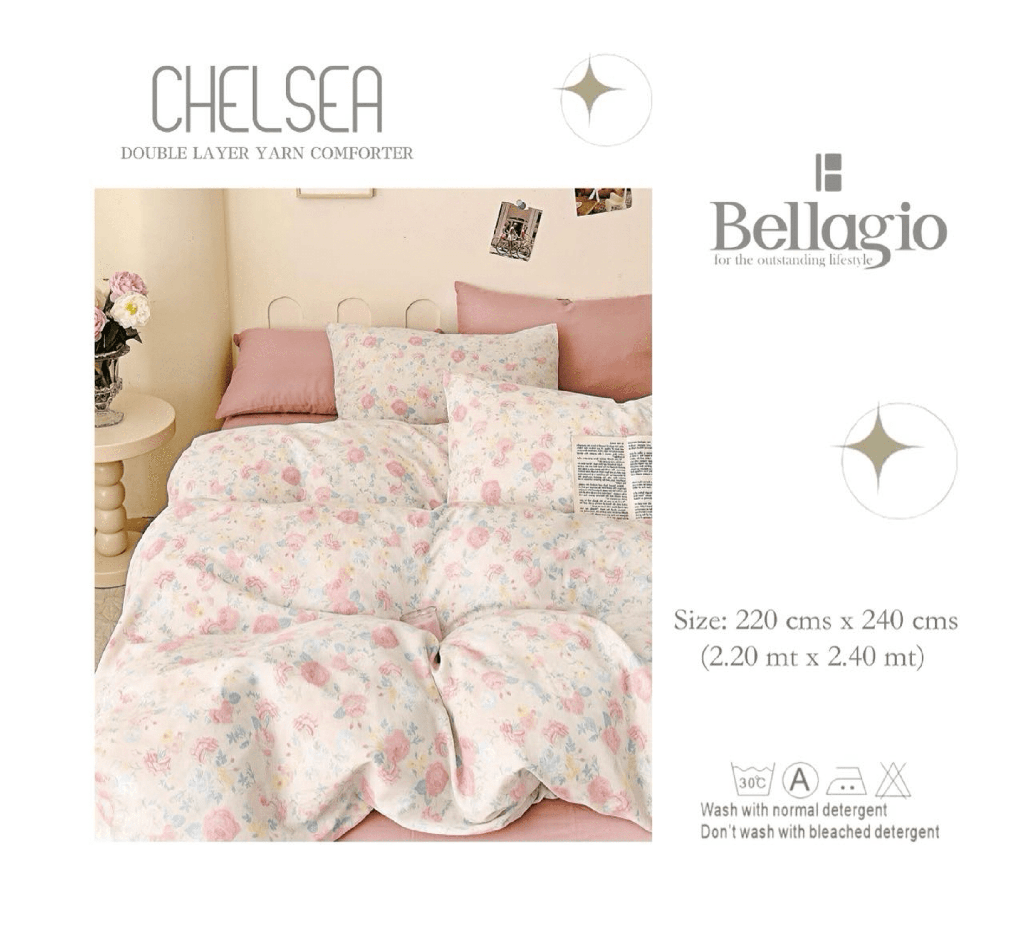 Chelsea Double Layer Yarn Comforter - 13