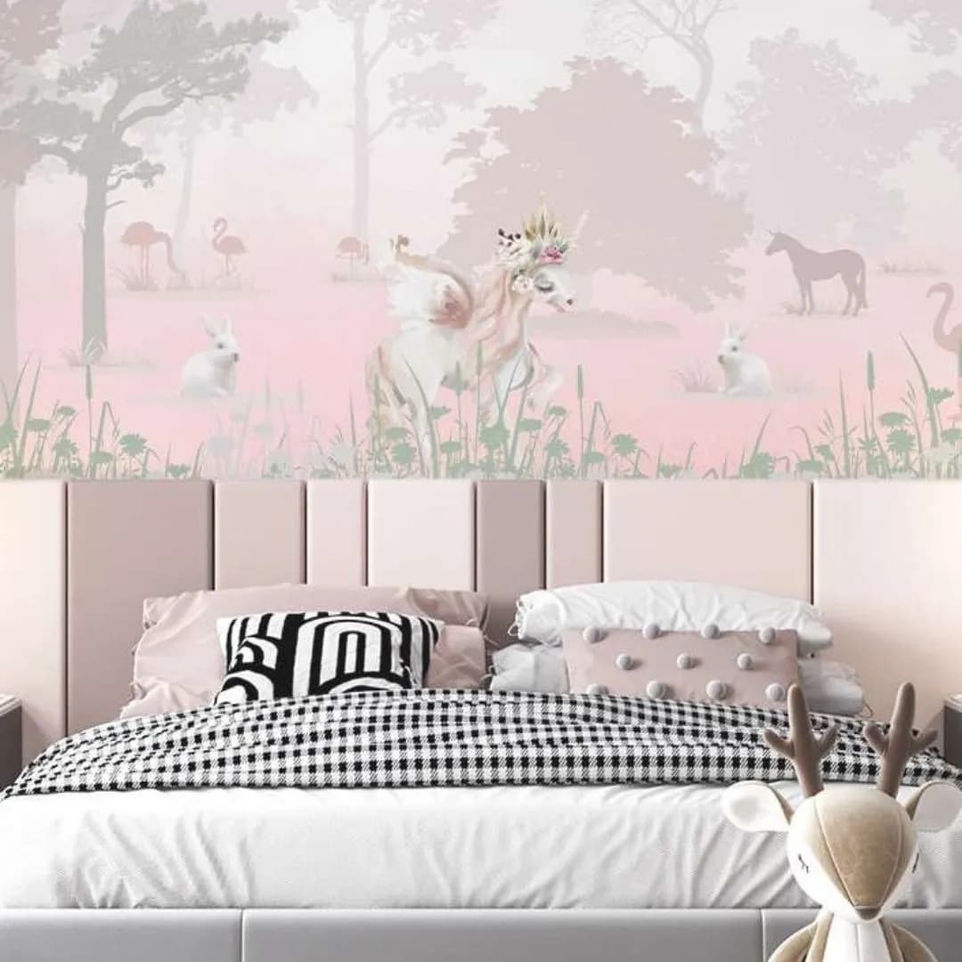 Kids Wallpaper Collection | Unicorn In Dream Forest