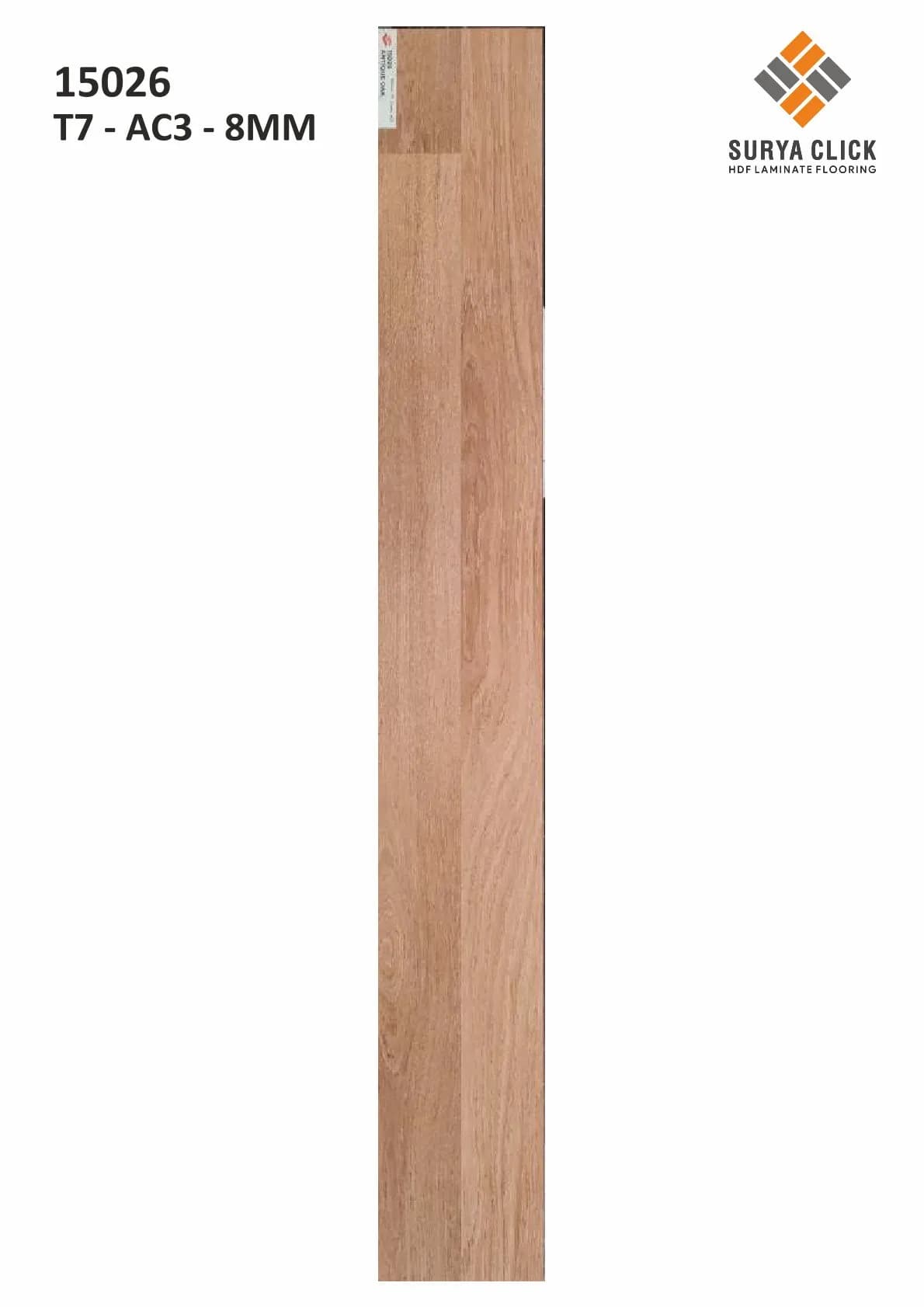 ( 15026 T7 - AC3 - 8MM) Defloors Surya Planks | Durable Flooring