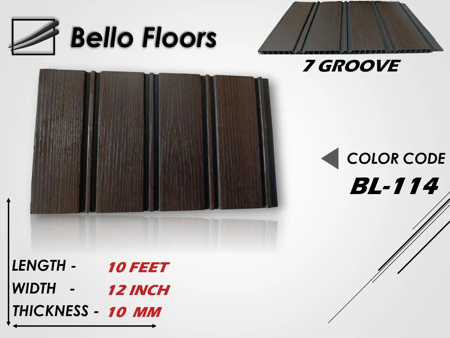BL-114 Fluted WPC Panel - Stylish Wall Décor