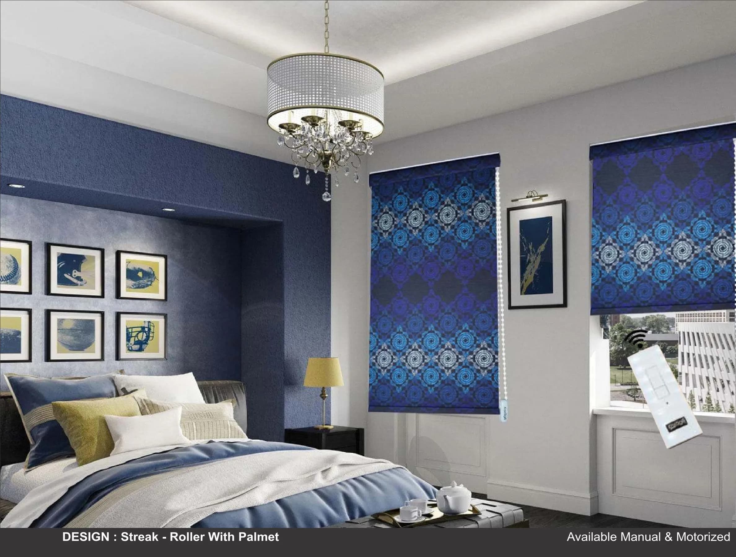 Kazage Streak Printed Blinds & Wallpapers Design