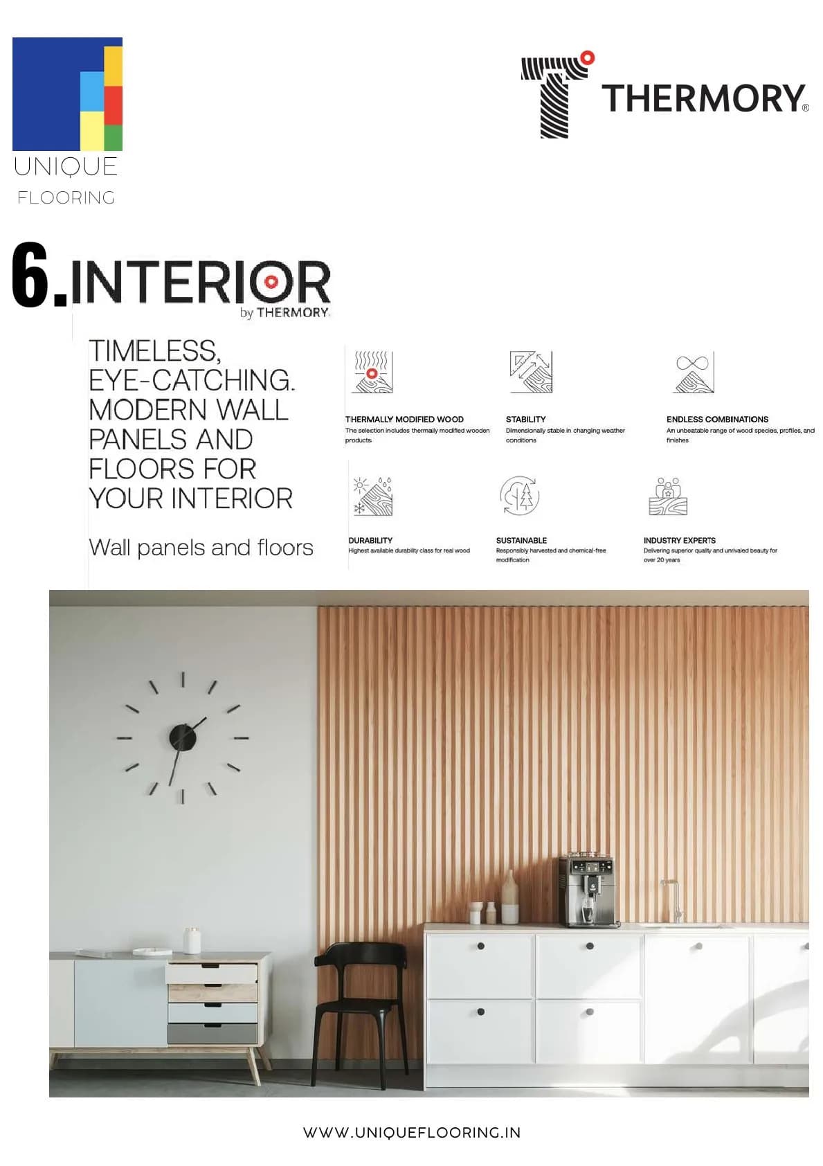 Interior Thermory – Durable Wood