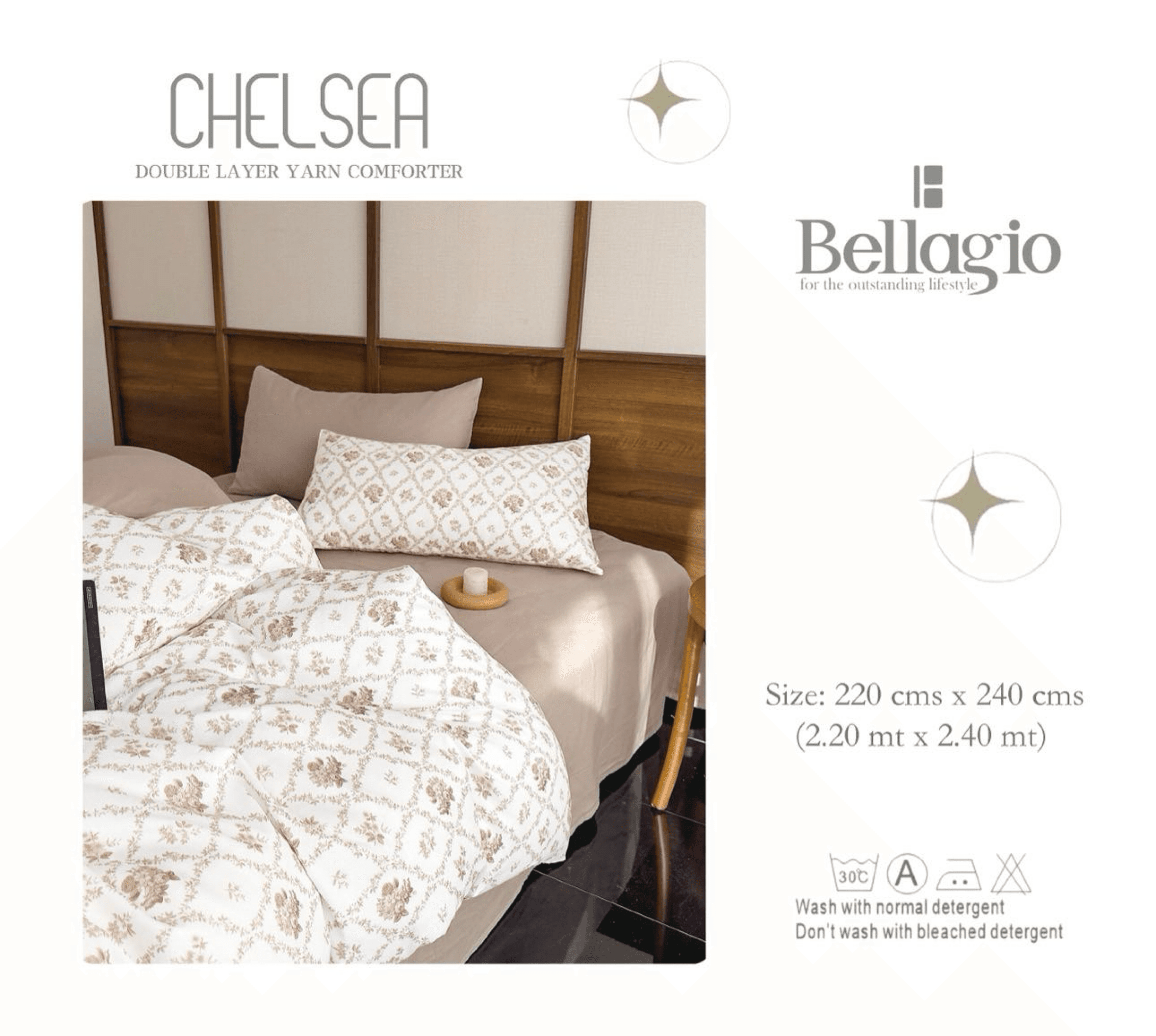 Chelsea Double Layer Yarn Comforter - 15