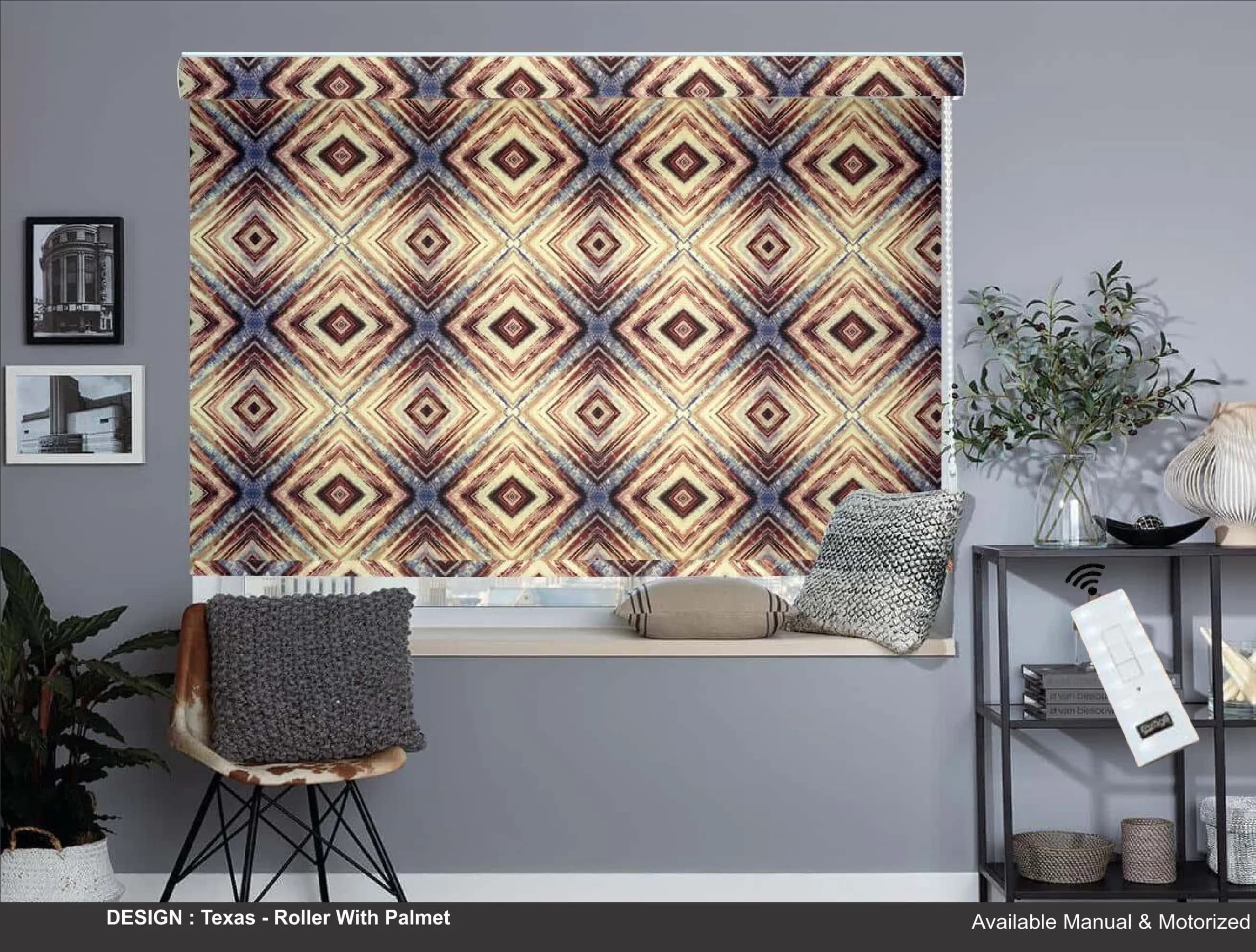 Kazage Texas Printed Blinds & Wallpapers Design