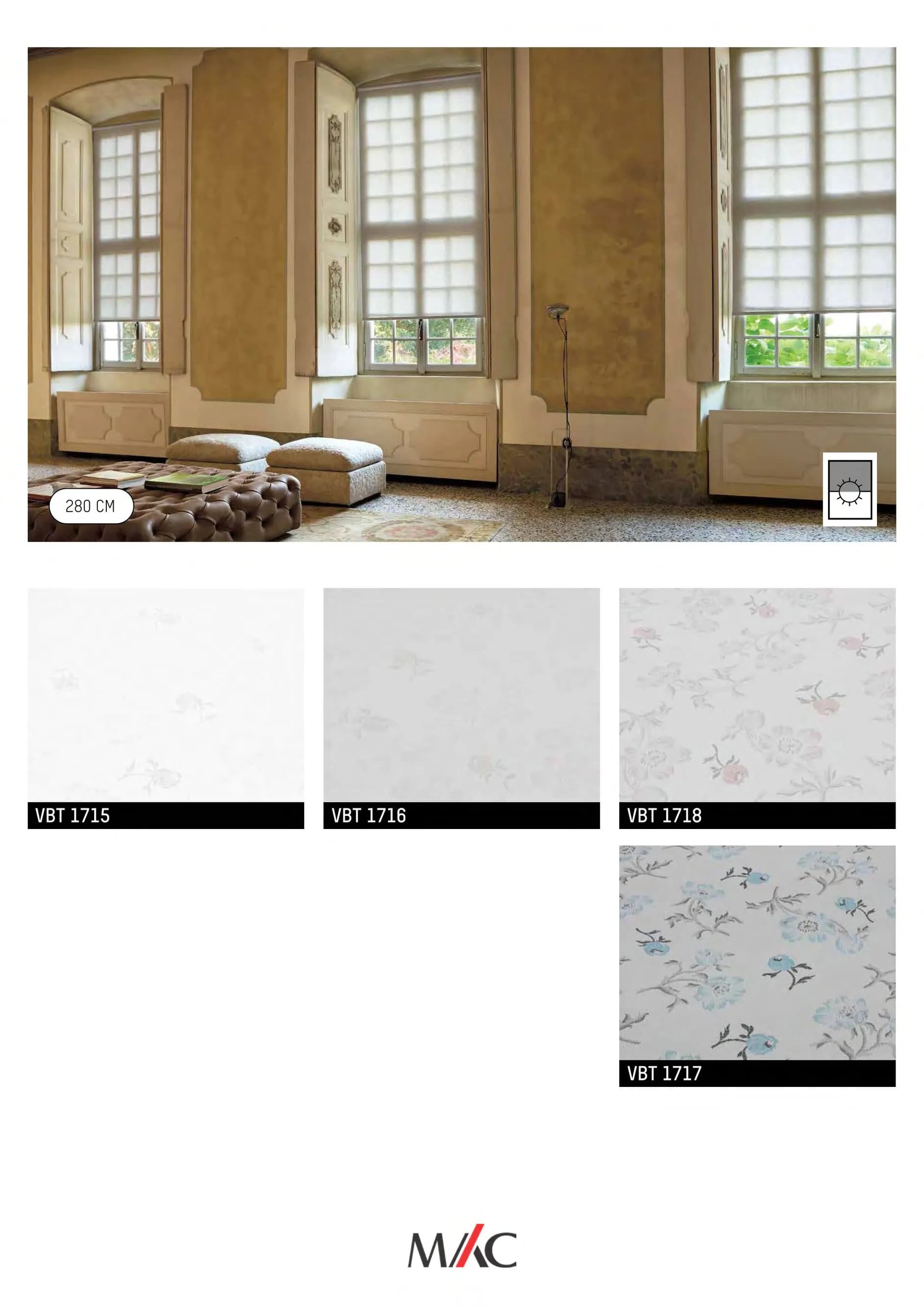 Mac Verve Botanic-2 Blinds – Elegant Light Control