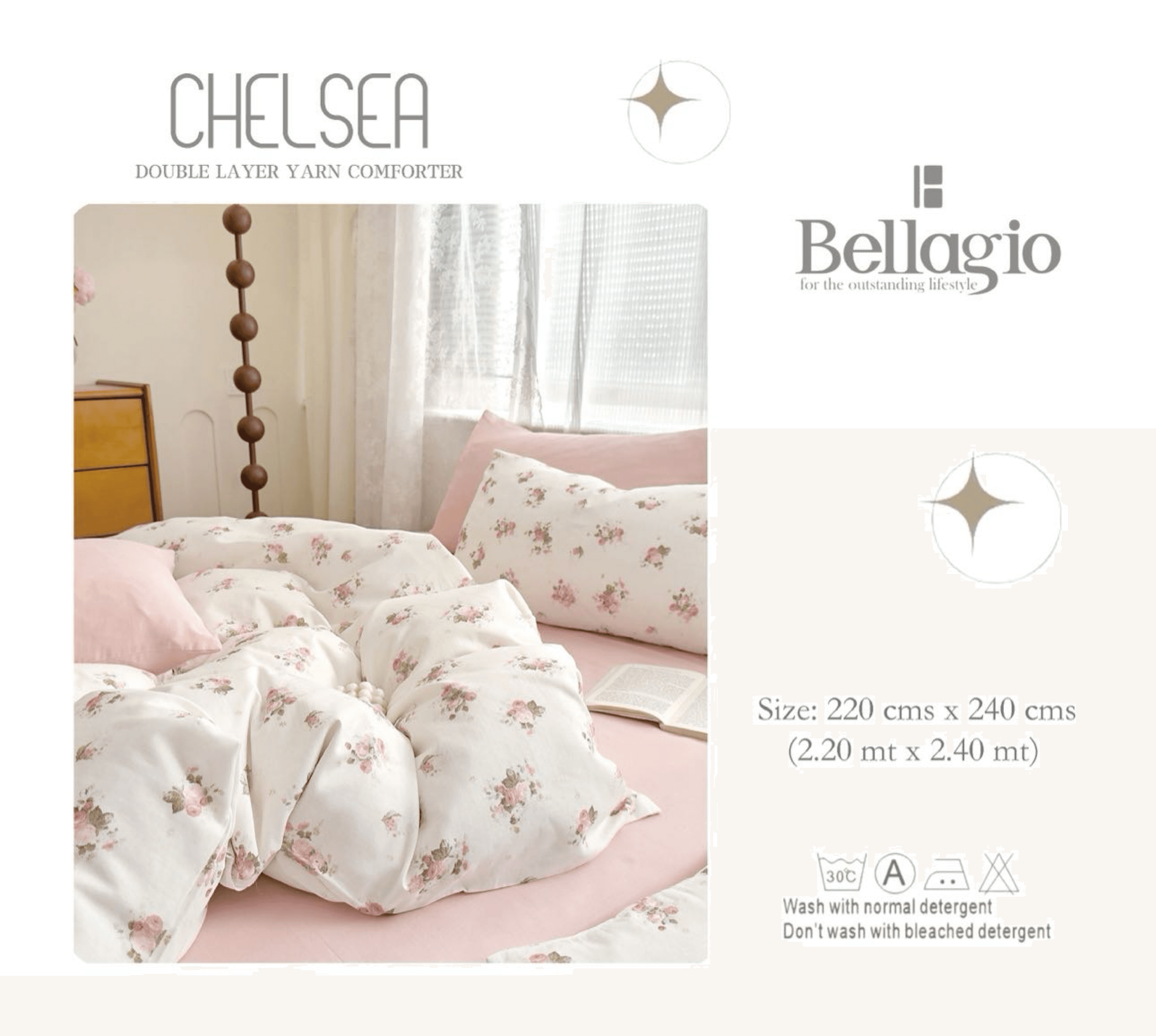 Chelsea Double Layer Yarn Comforter - 16